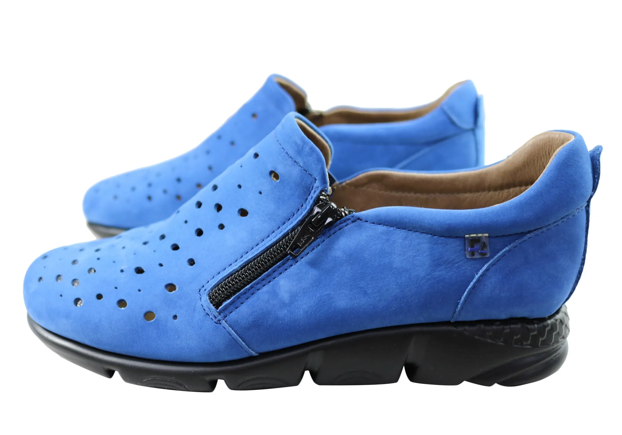 Flex & Go Aberdeen Damen Bequeme Lederschuhe Hergestellt In Portugal Flex & Go Schuhe
