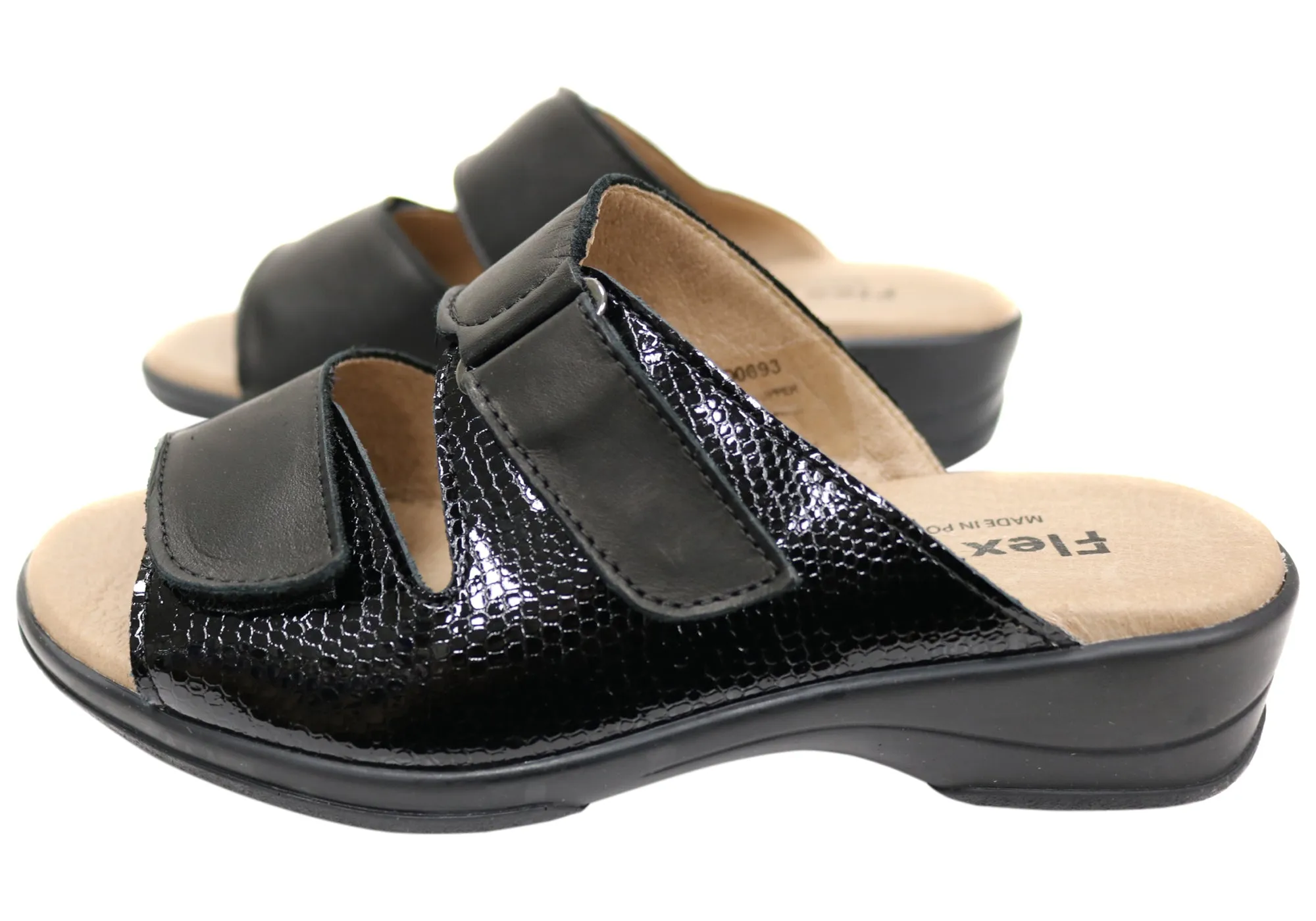 Flex & Go Banksia Damen Ledersandalen aus Portugal Flex & Go Schuhe
