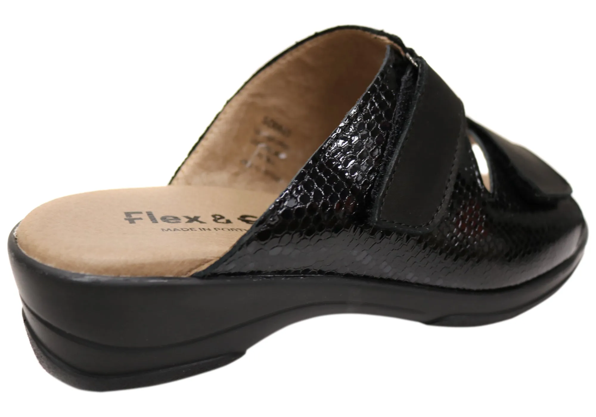 Flex & Go Banksia Damen Ledersandalen aus Portugal Flex & Go Schuhe