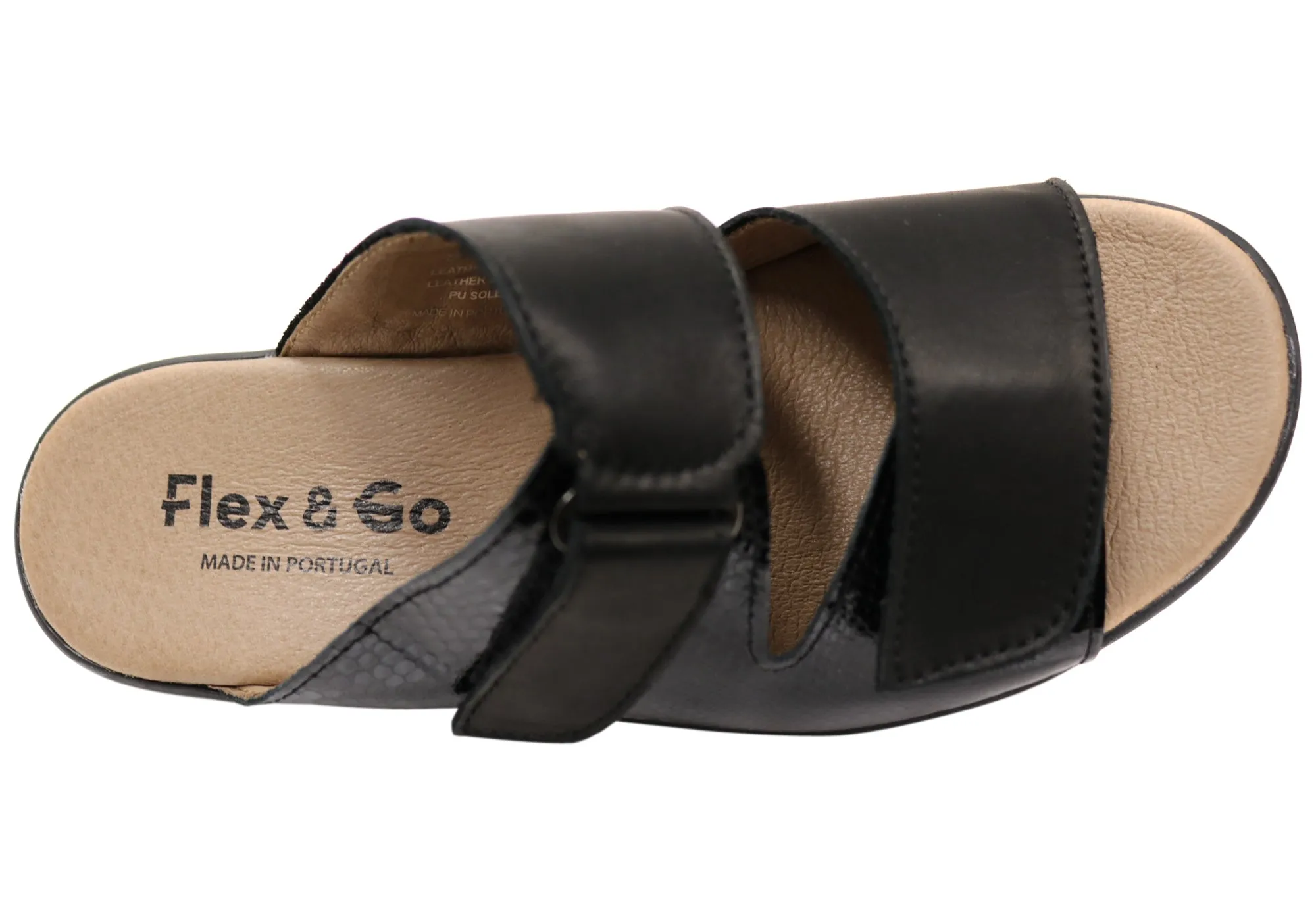 Flex & Go Banksia Damen Ledersandalen aus Portugal Flex & Go Schuhe
