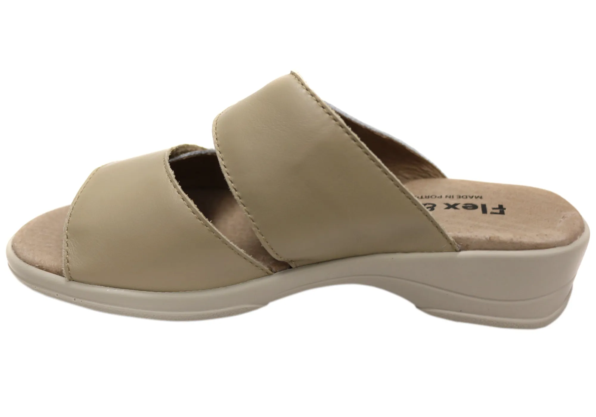 Flex & Go Banksia Damen Ledersandalen aus Portugal Flex & Go Schuhe