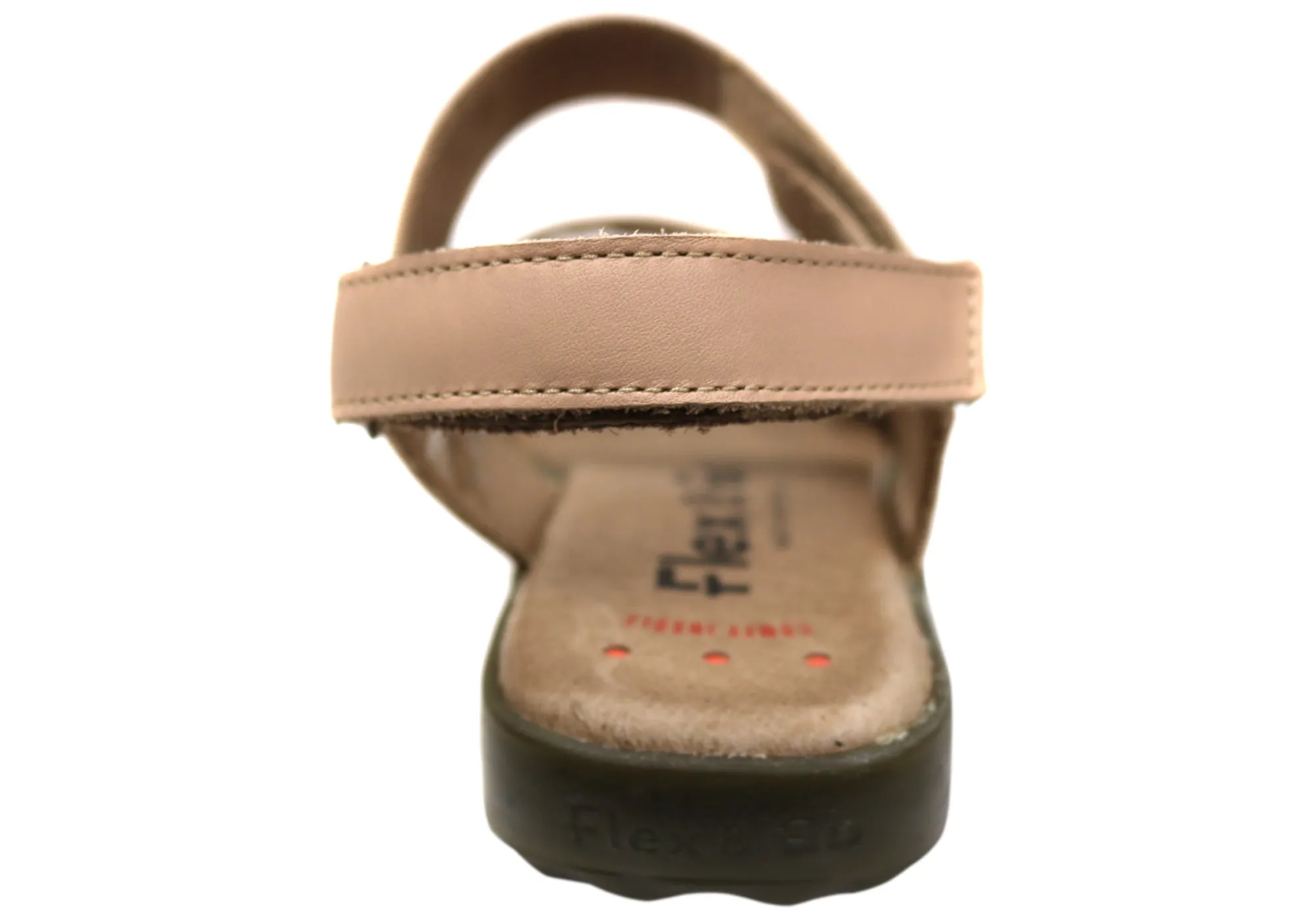 Flex & Go Carmella Damen Bequeme Ledersandalen Hergestellt in Portugal Flex & Go Schuhe