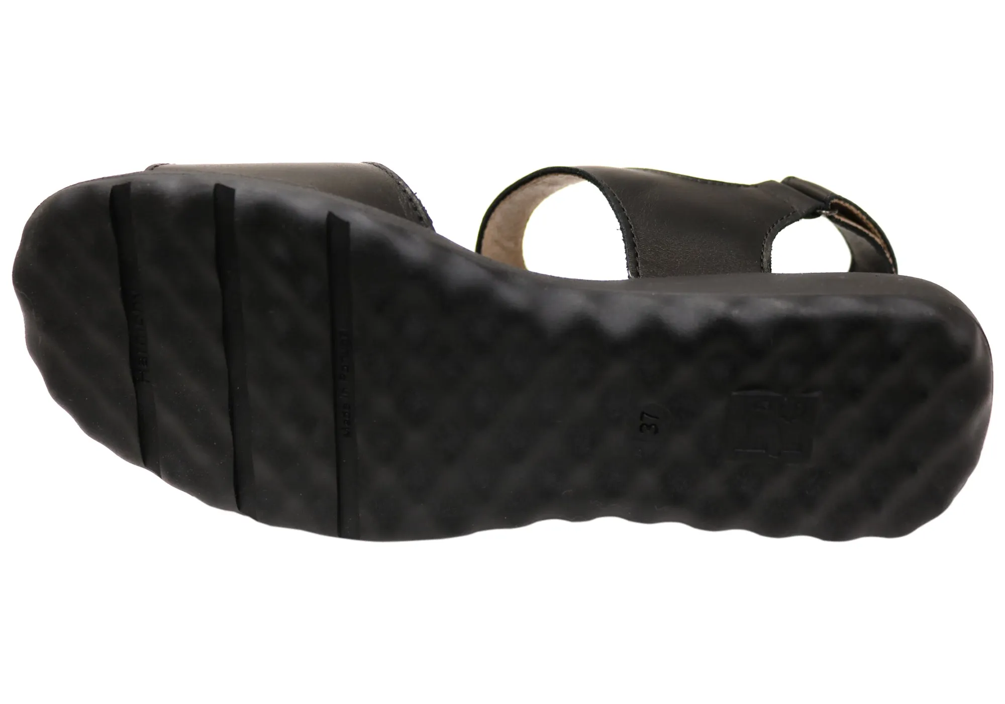 Flex & Go Carmella Damen Bequeme Ledersandalen Hergestellt in Portugal Flex & Go Schuhe