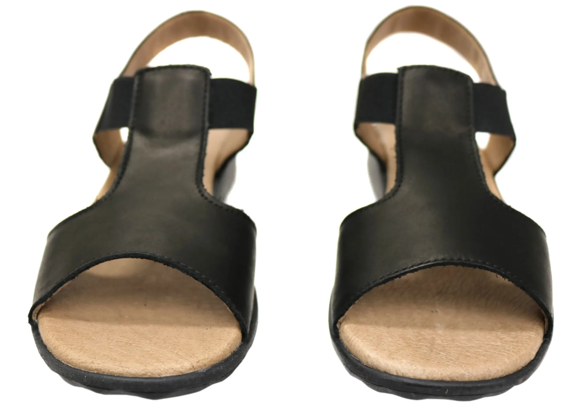Flex & Go Honor Damen Bequeme Ledersandalen Hergestellt in Portugal Flex & Go Schuhe