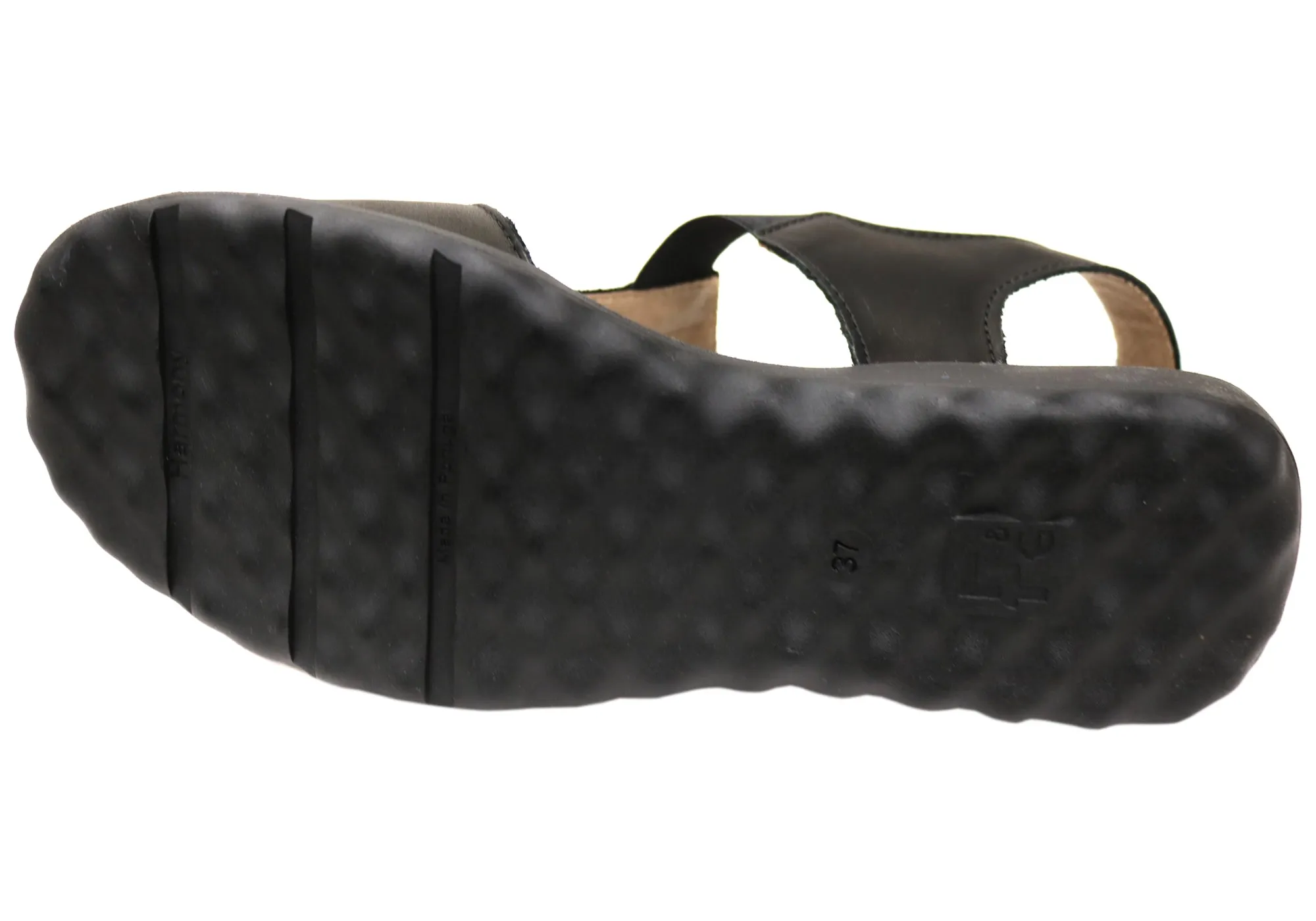 Flex & Go Honor Damen Bequeme Ledersandalen Hergestellt in Portugal Flex & Go Schuhe