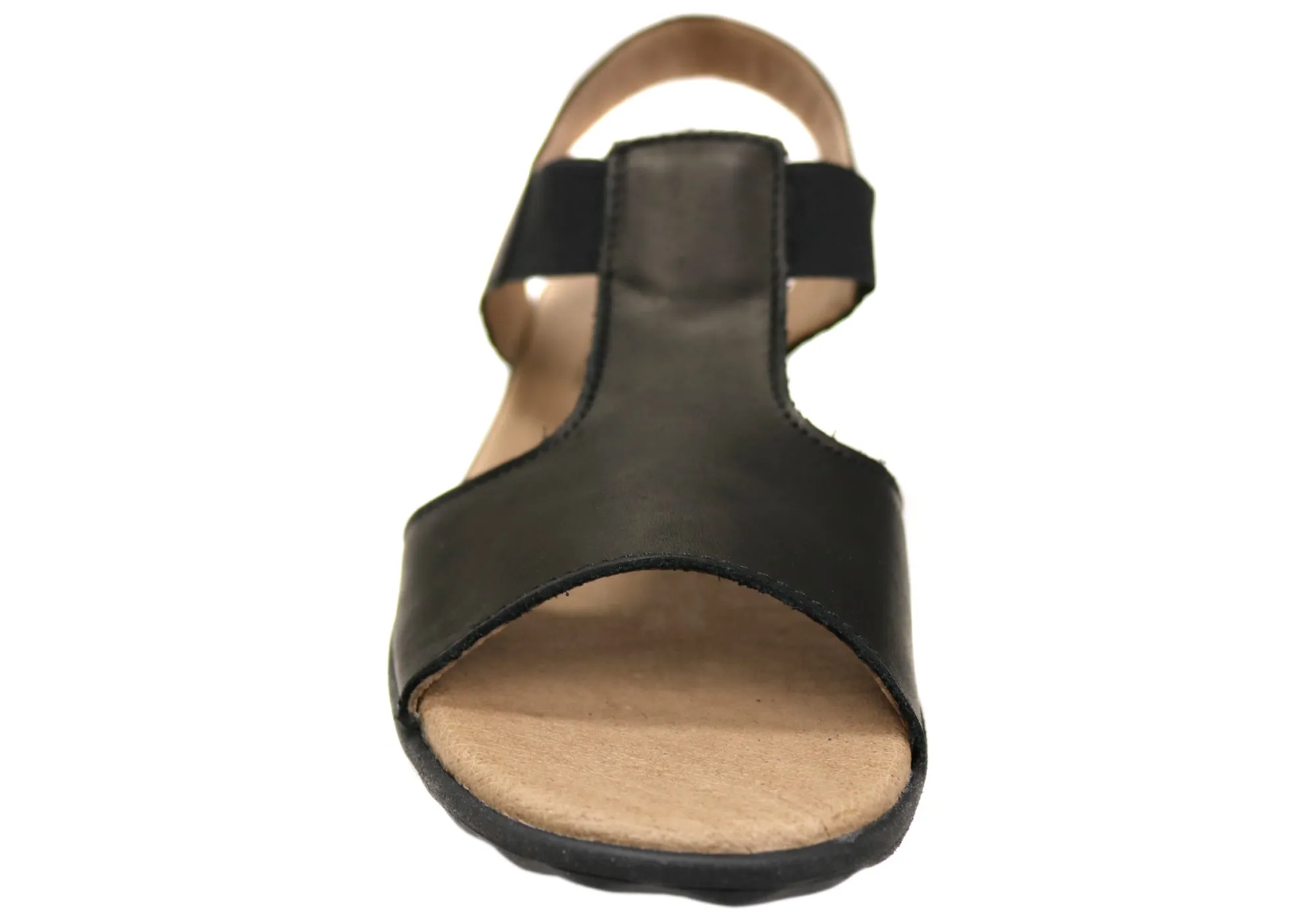 Flex & Go Honor Damen Bequeme Ledersandalen Hergestellt in Portugal Flex & Go Schuhe