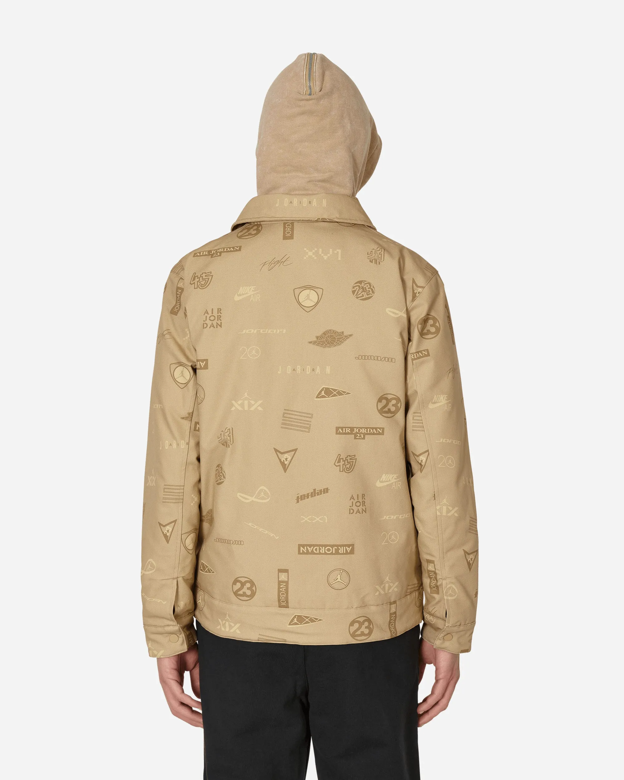 Flight Heritage Bedruckte Jacke Beige