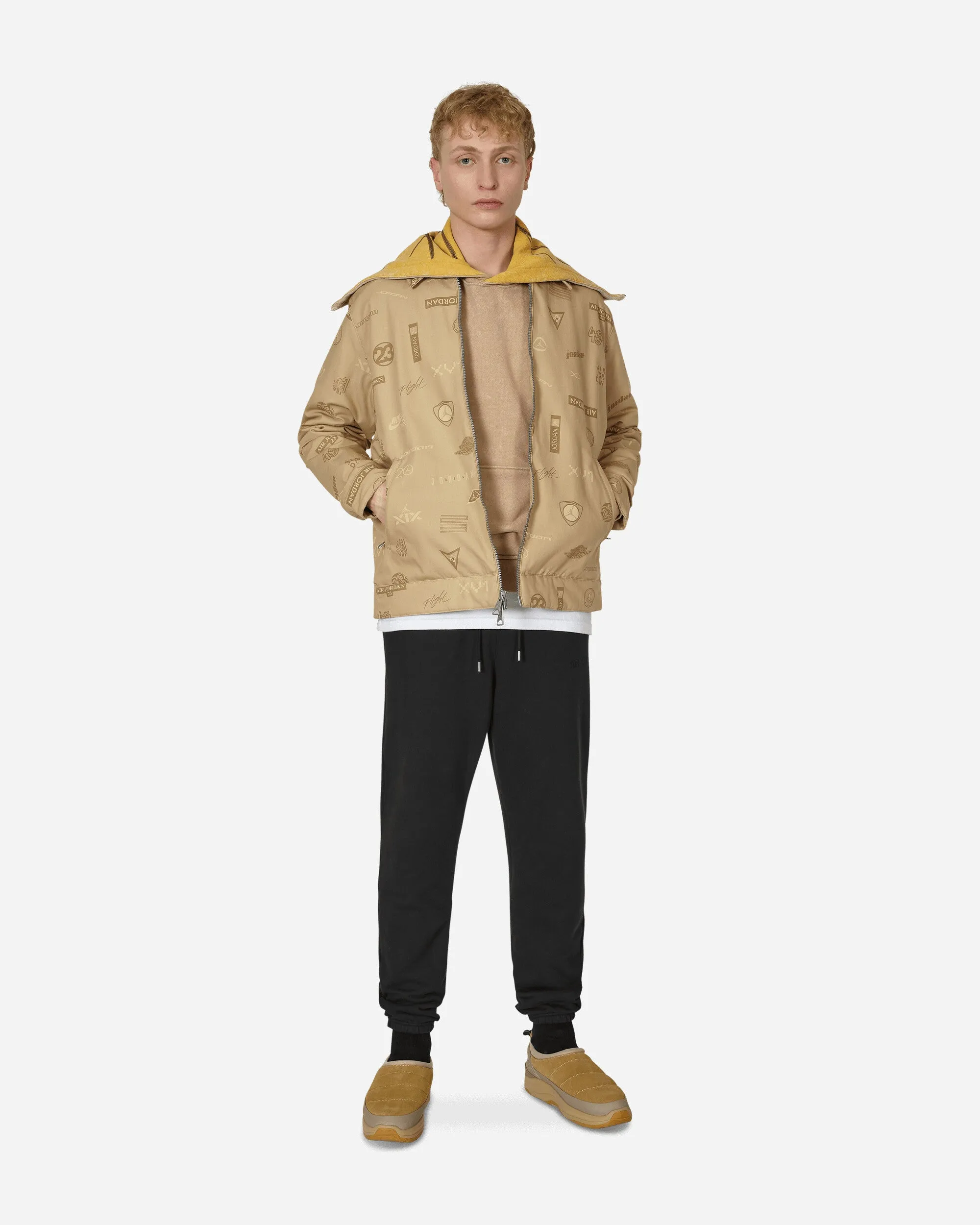 Flight Heritage Bedruckte Jacke Beige