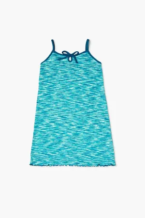 Forever 21 Mädchen Salatkanten-Trägerkleid (Kinder) Grün/Mehrfarbig Forever 21