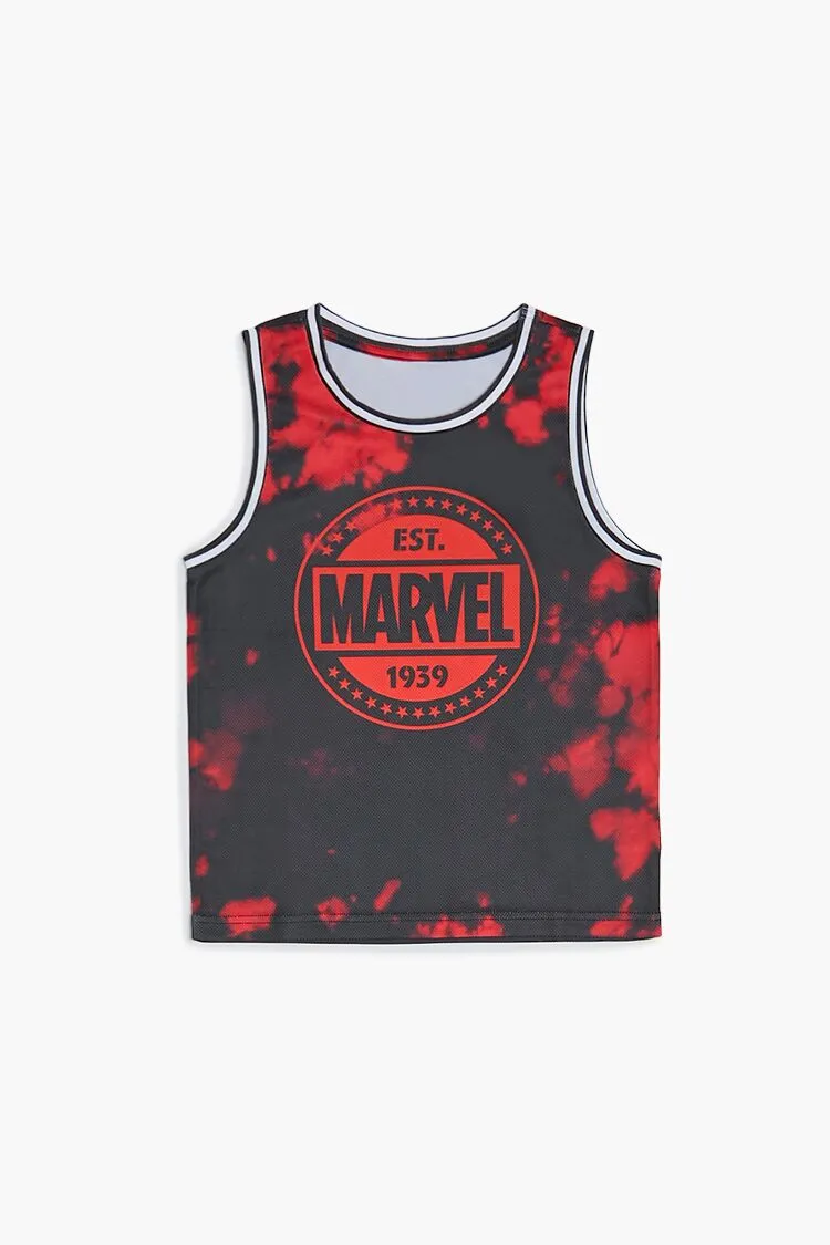 Forever 21 Kids Cloud Wash Marvel Tank Top (Mädchen   Jungen) Schwarz/Mehrfarbig Forever 21
