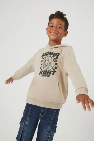 Forever 21 Kids Mario Kart Kapuzenpullover (Mädchen   Jungen) Beige/Schwarz Forever 21