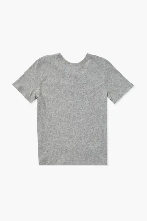 Forever 21 Kids Bio-Baumwoll-T-Shirt (Mädchen   Jungen) Heather Grau Forever 21