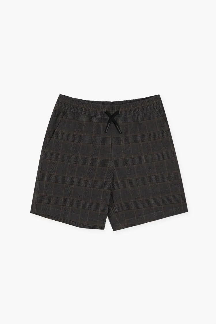 Forever 21 Kids Karo Bundfaltenhose (Mädchen   Jungen) Grau/Mehrfarbig Forever 21