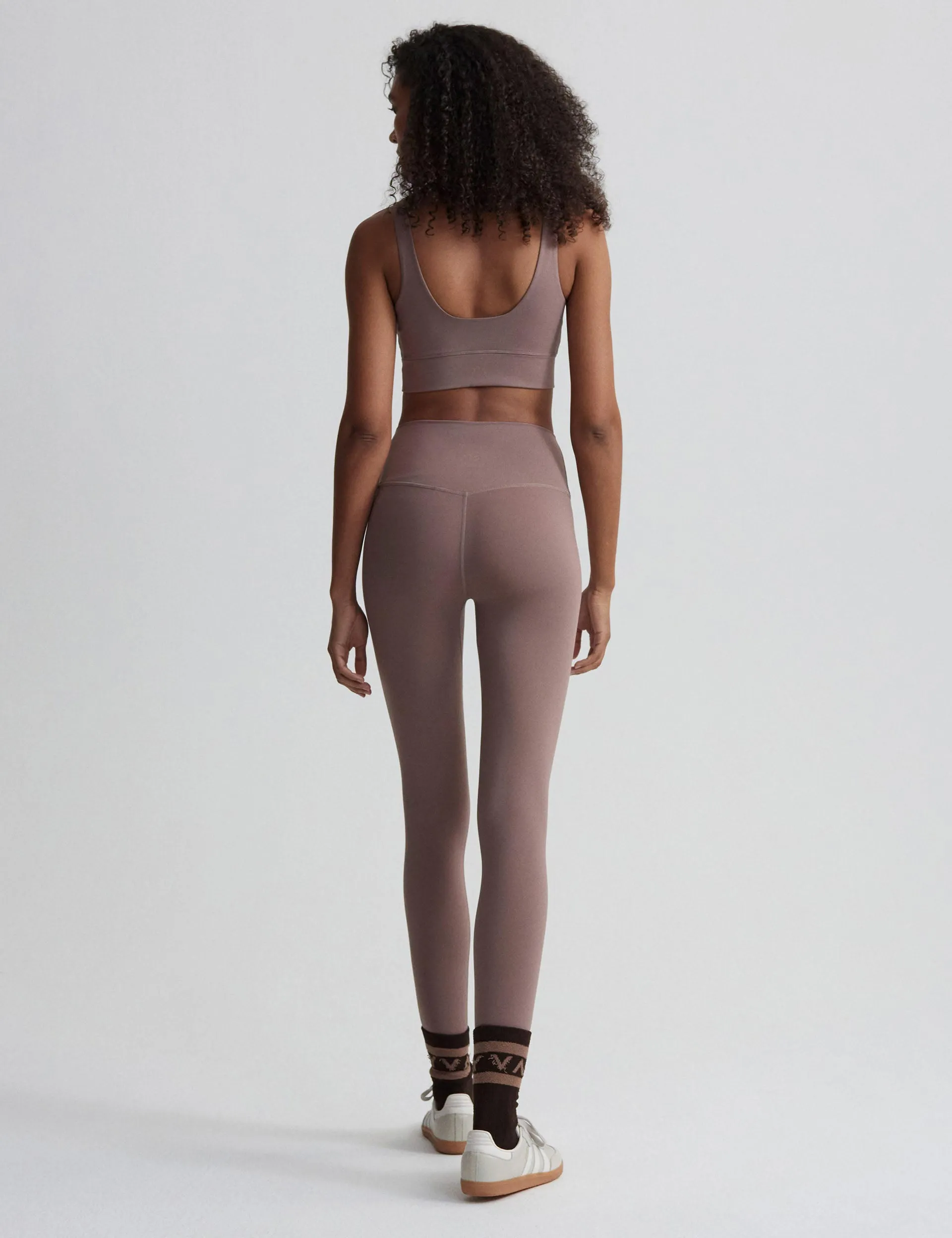 FreeSoft High Waisted Legging 25 - Dunkles Taubenbraun