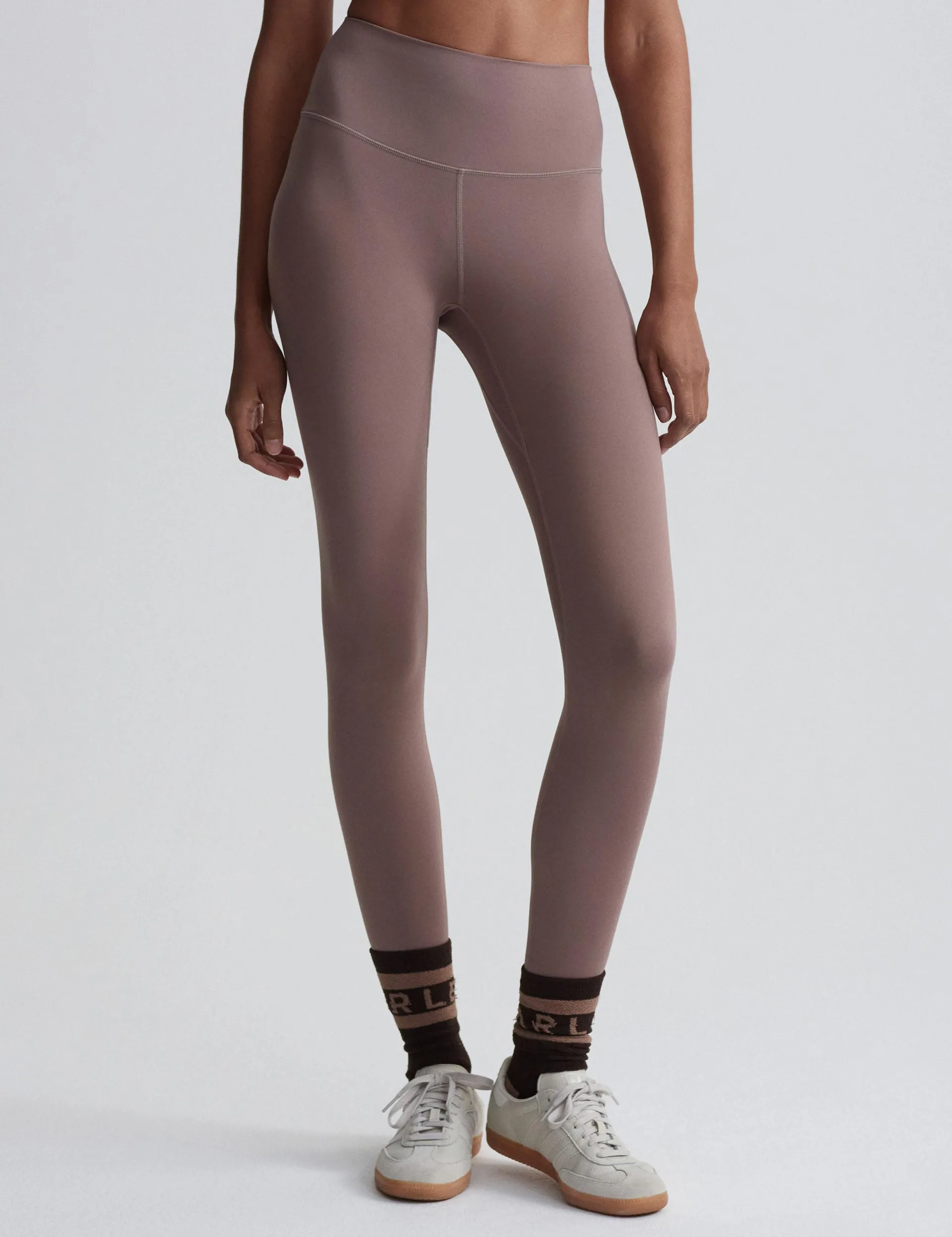 FreeSoft High Waisted Legging 25 - Dunkles Taubenbraun