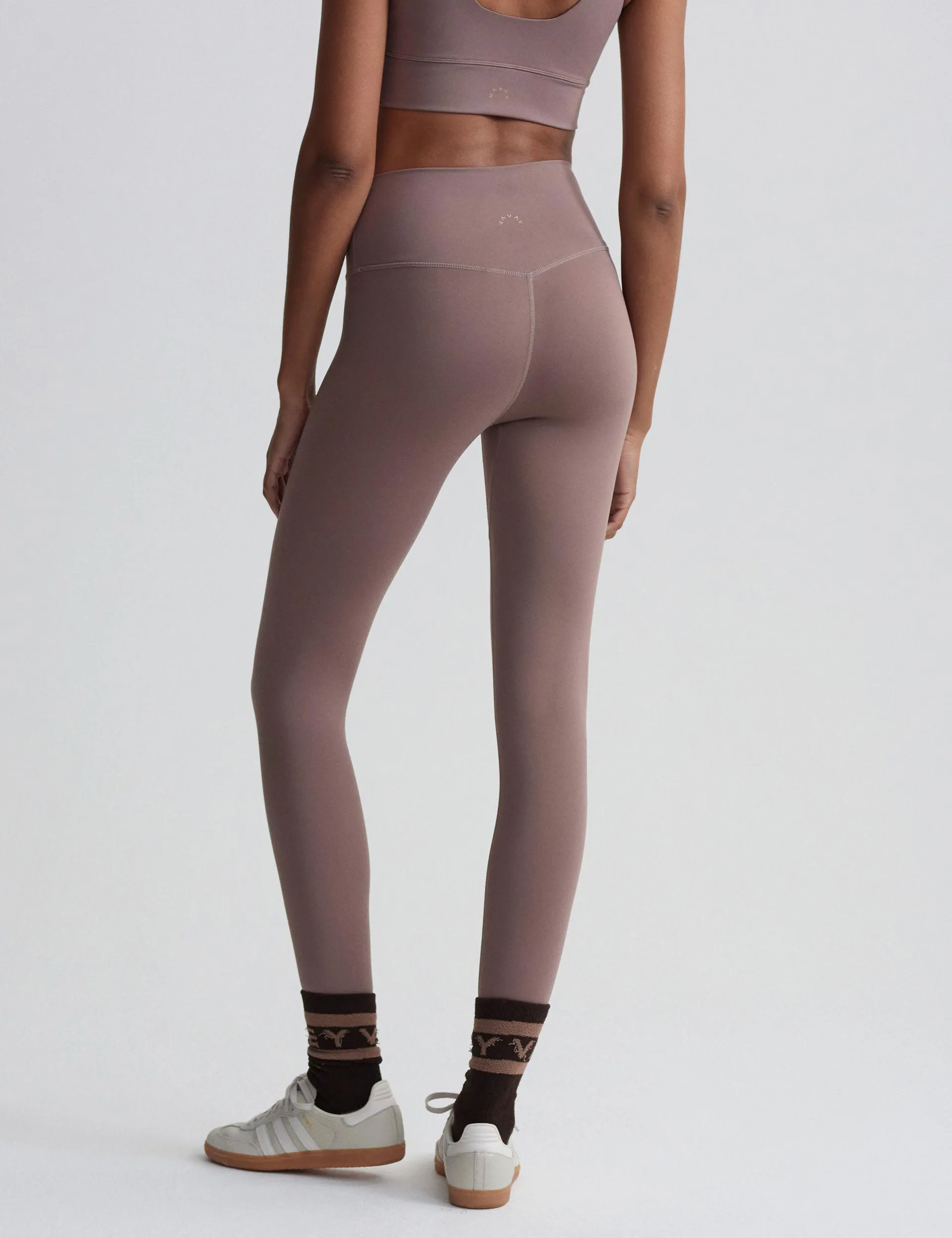 FreeSoft High Waisted Legging 25 - Dunkles Taubenbraun