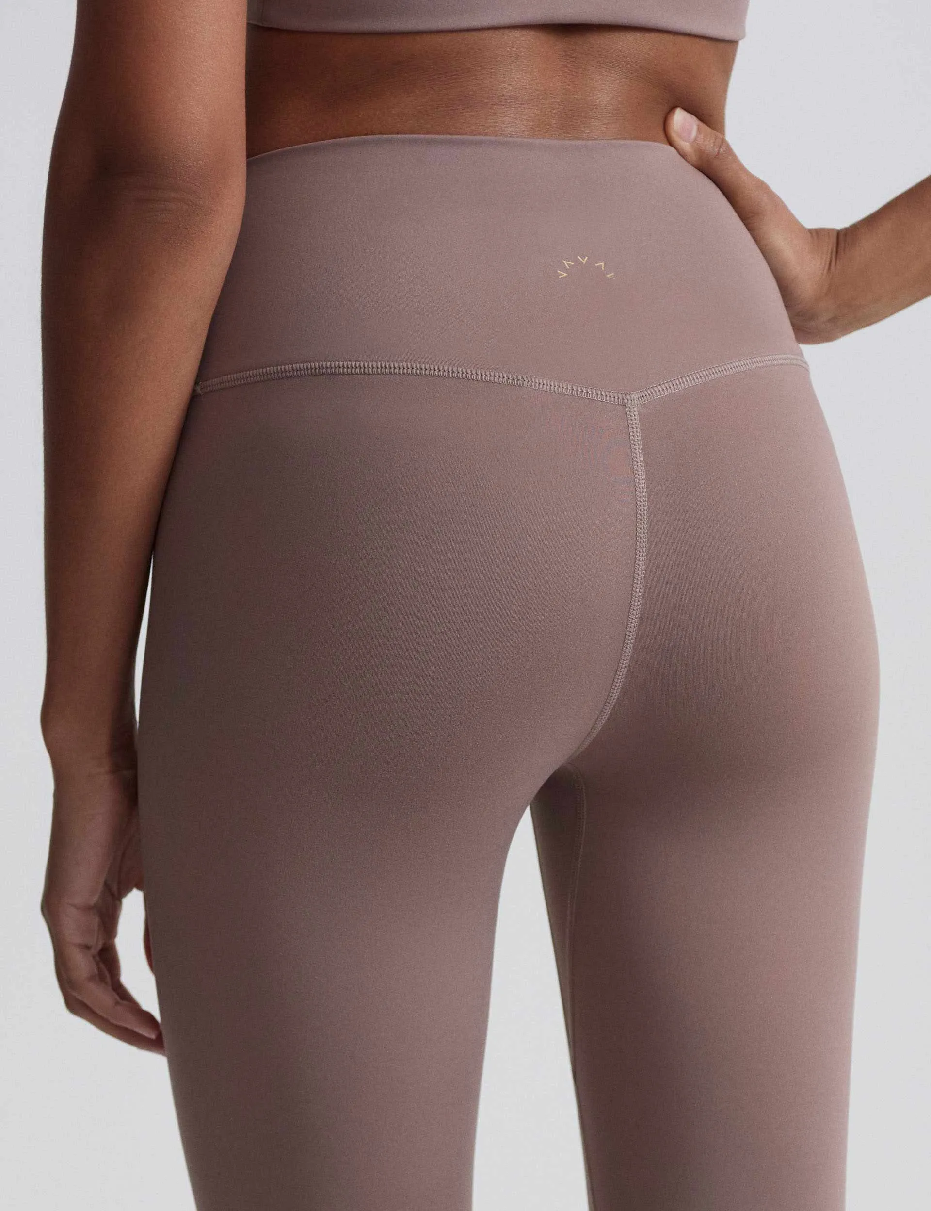 FreeSoft High Waisted Legging 25 - Dunkles Taubenbraun