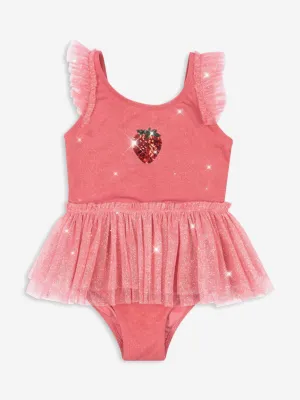 Mädchen Amandine Badeanzug in Rosa