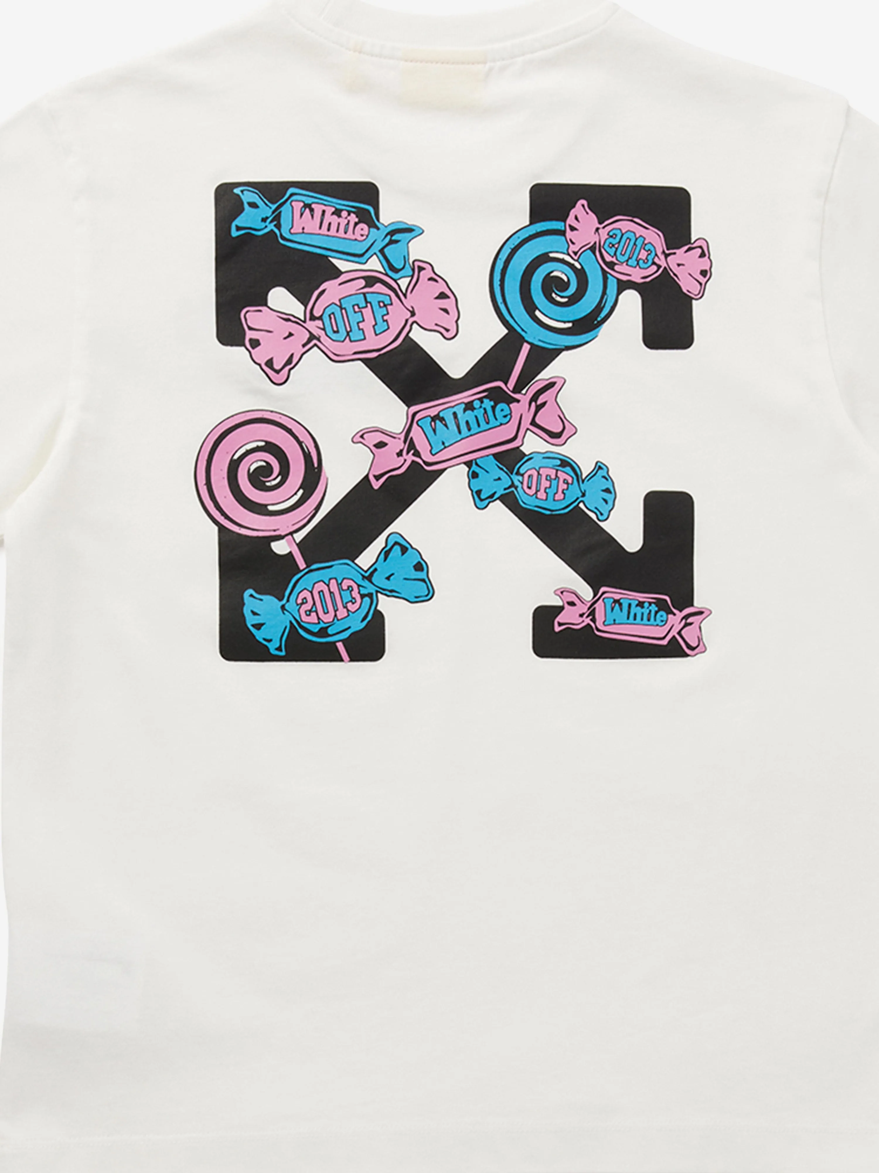 Mädchen Pfeil Lollipop T-Shirt in Weiß