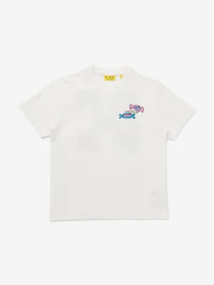 Mädchen Pfeil Lollipop T-Shirt in Weiß