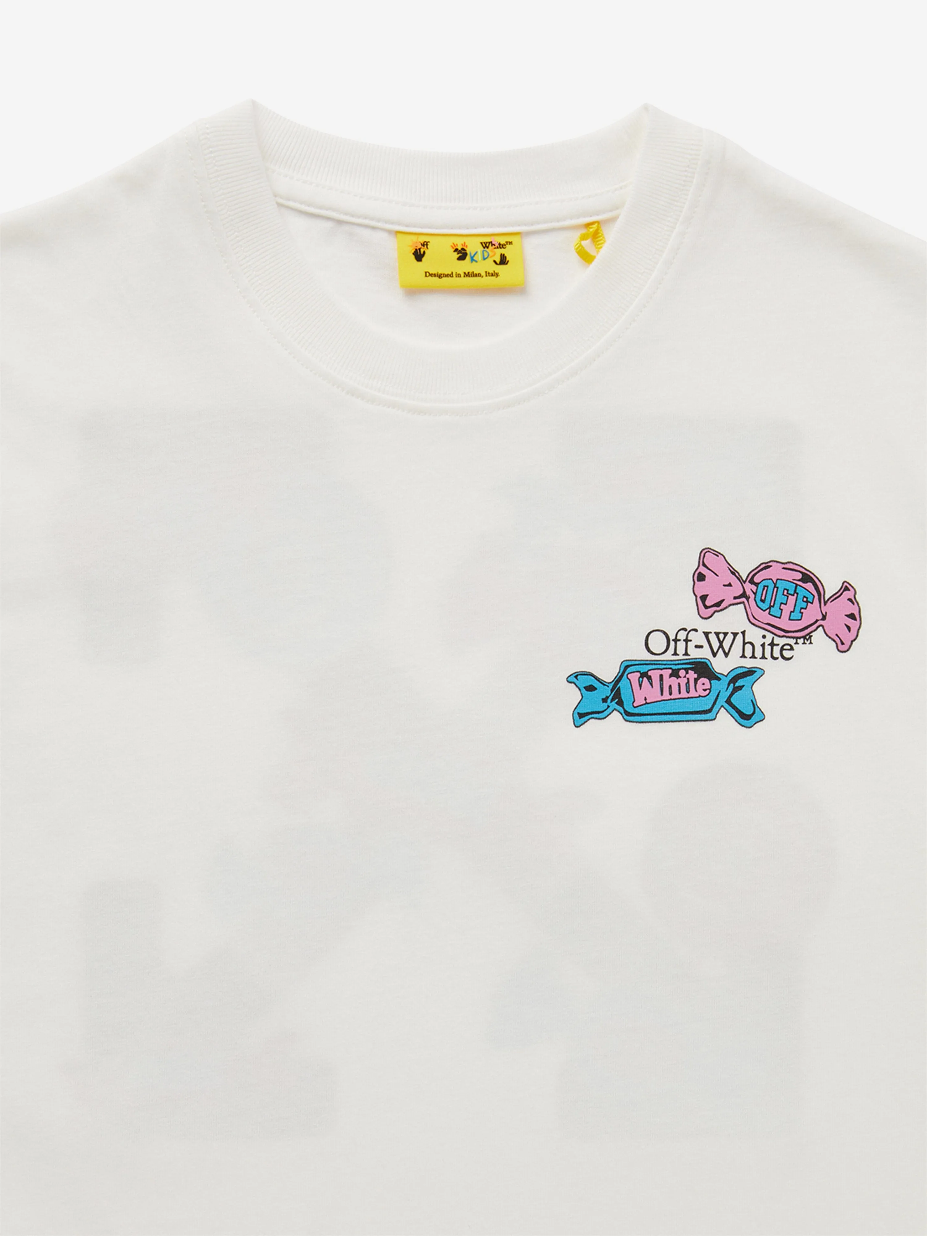 Mädchen Pfeil Lollipop T-Shirt in Weiß