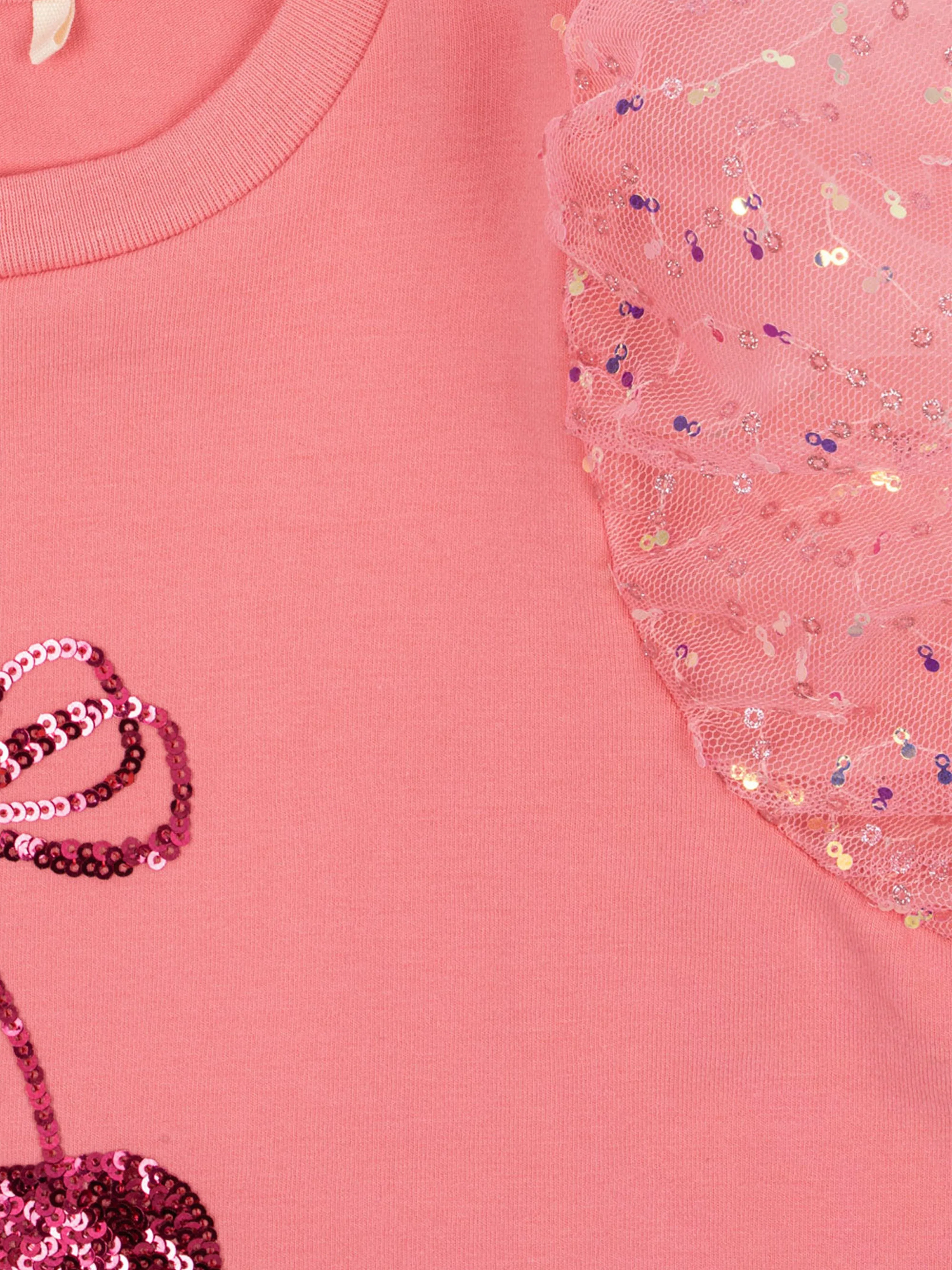 Mädchen Ballett-T-Shirt in Rosa