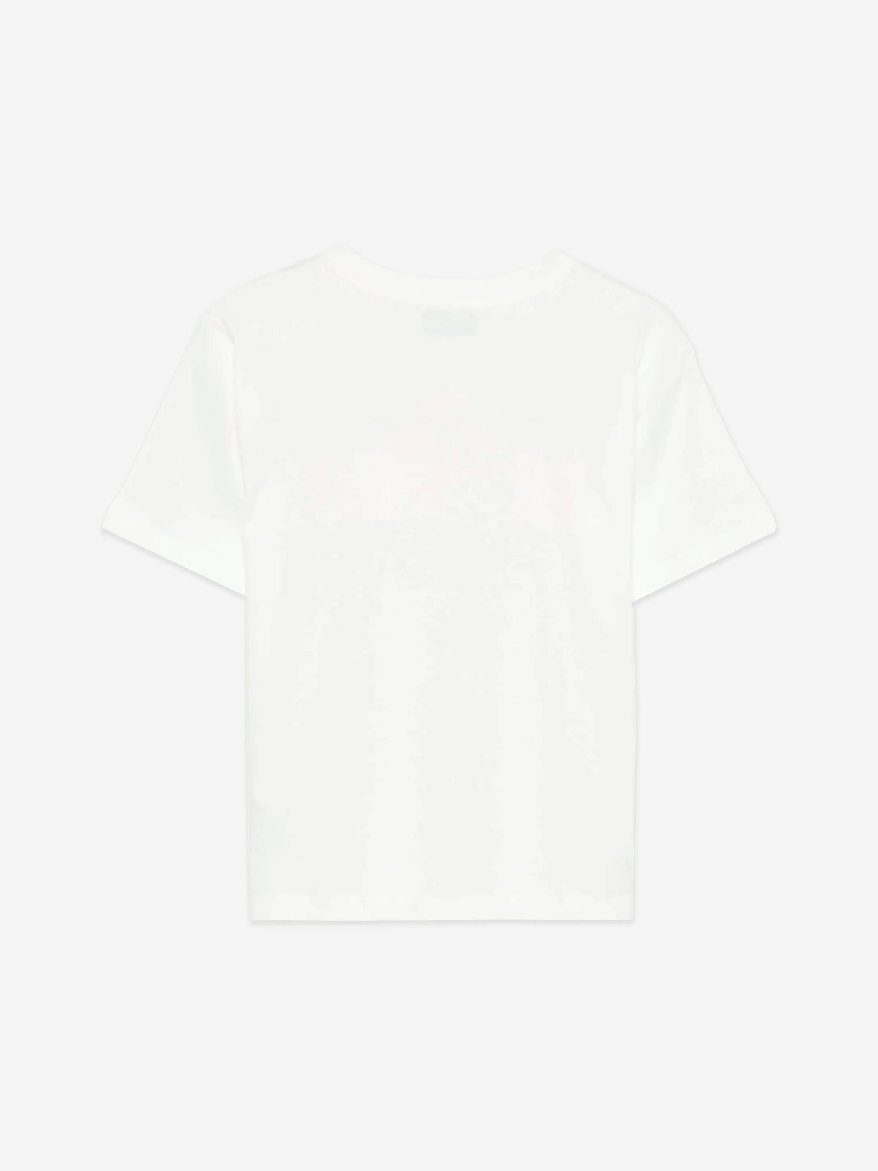 Mädchen Bär Logo T-Shirt in Elfenbein