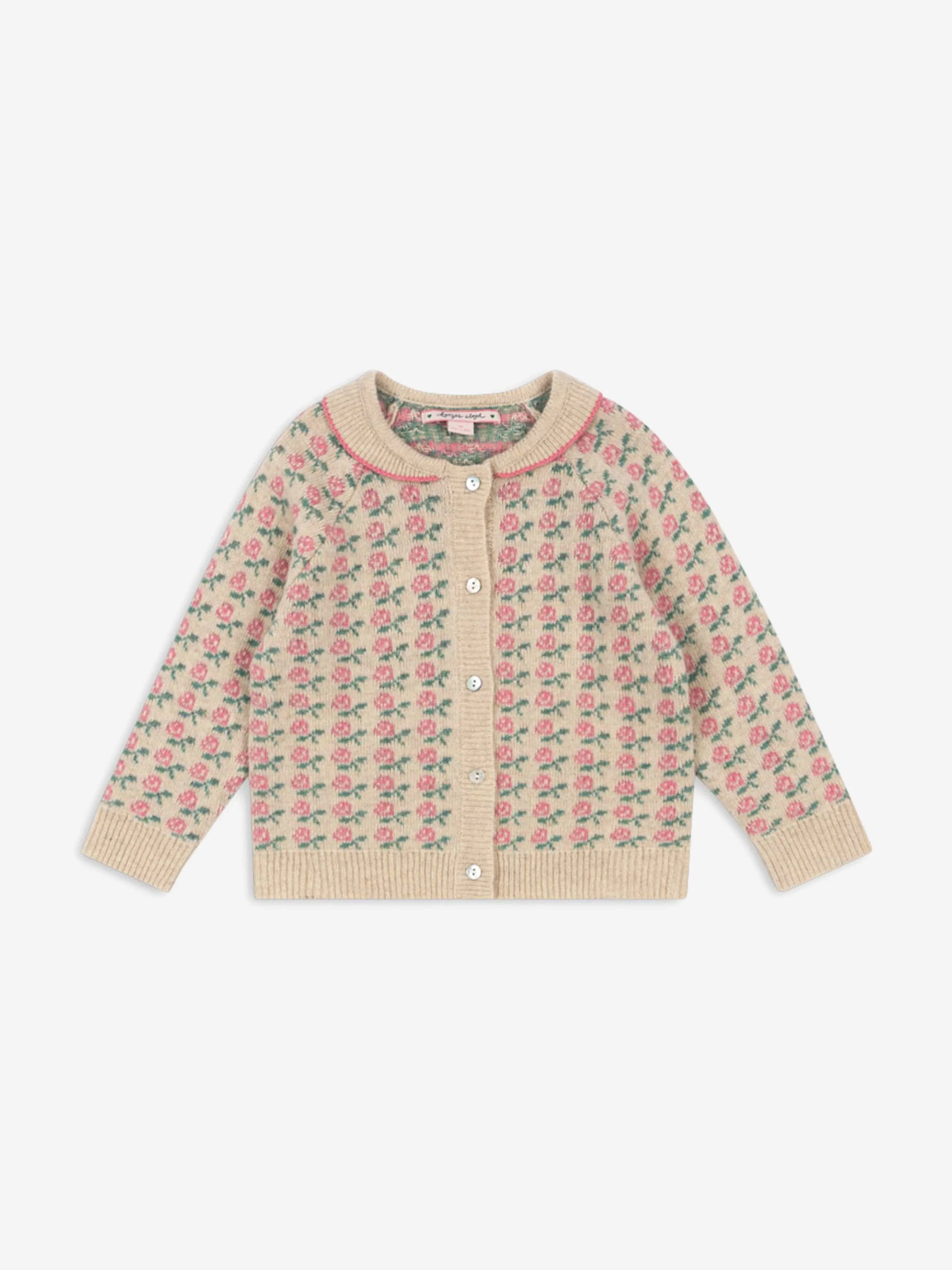 Belou Strickcardigan für Mädchen in Beige