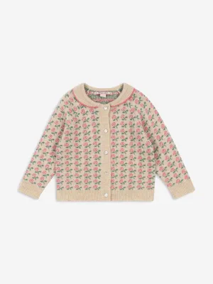 Belou Strickcardigan für Mädchen in Beige