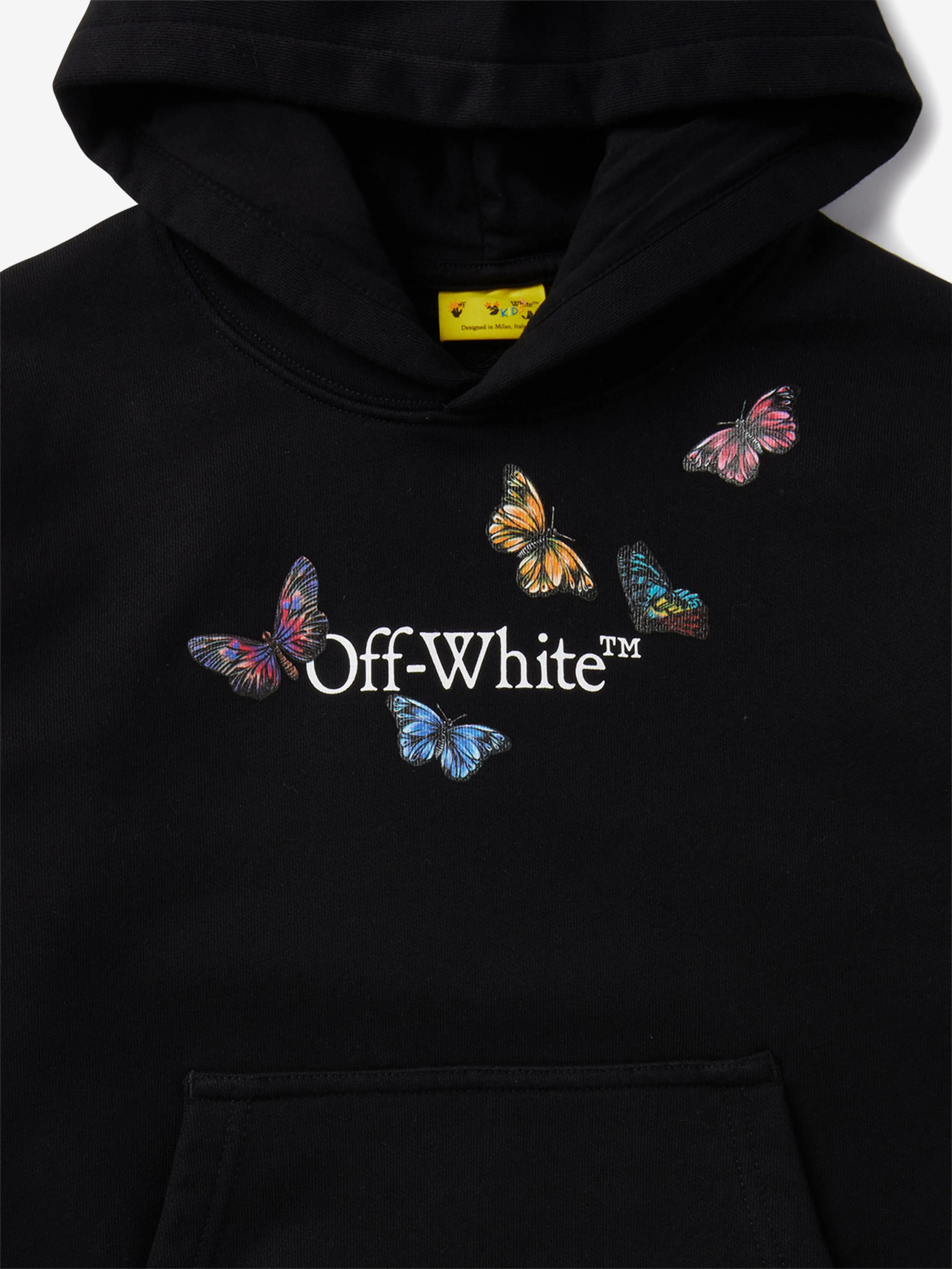 Mädchen Bookish Butterfly Kapuzenpullover in Schwarz