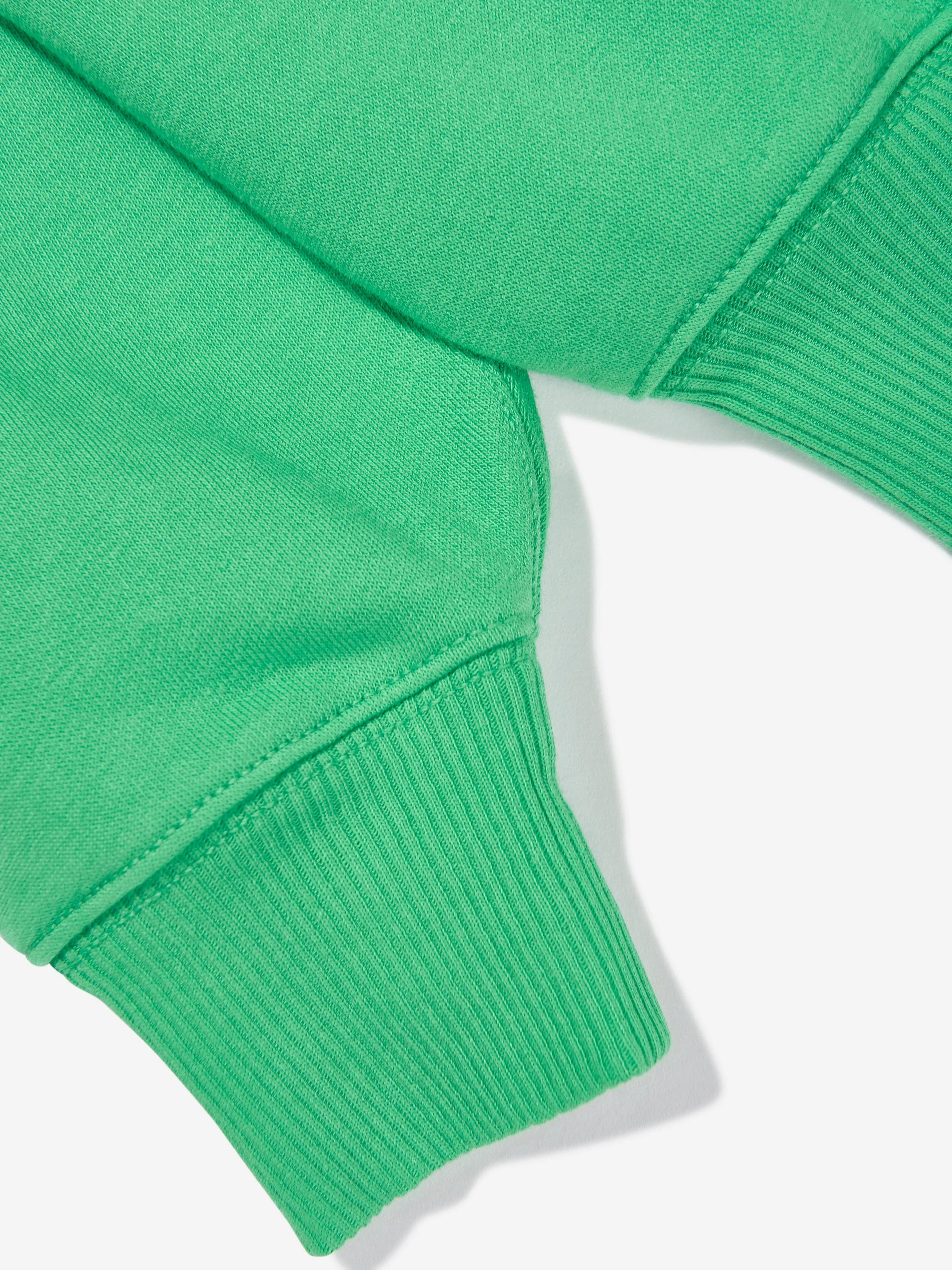 Mädchen Bubble Hoodie in Grün
