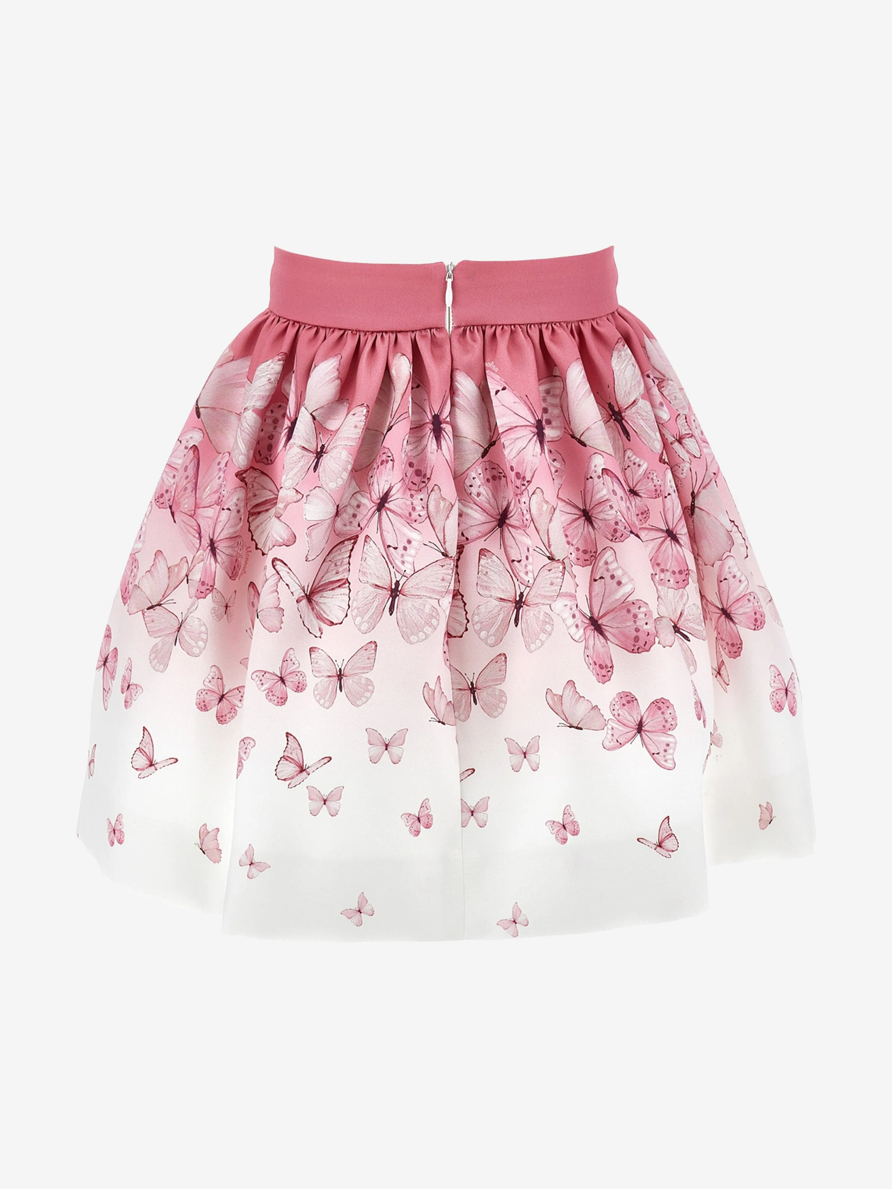 Mädchen Schmetterlingsdruck Rock in Rosa