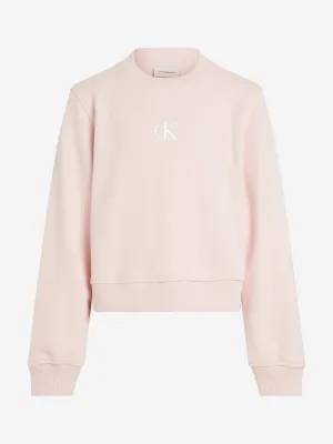 Mädchen CK Logo Sweatshirt in Rosa