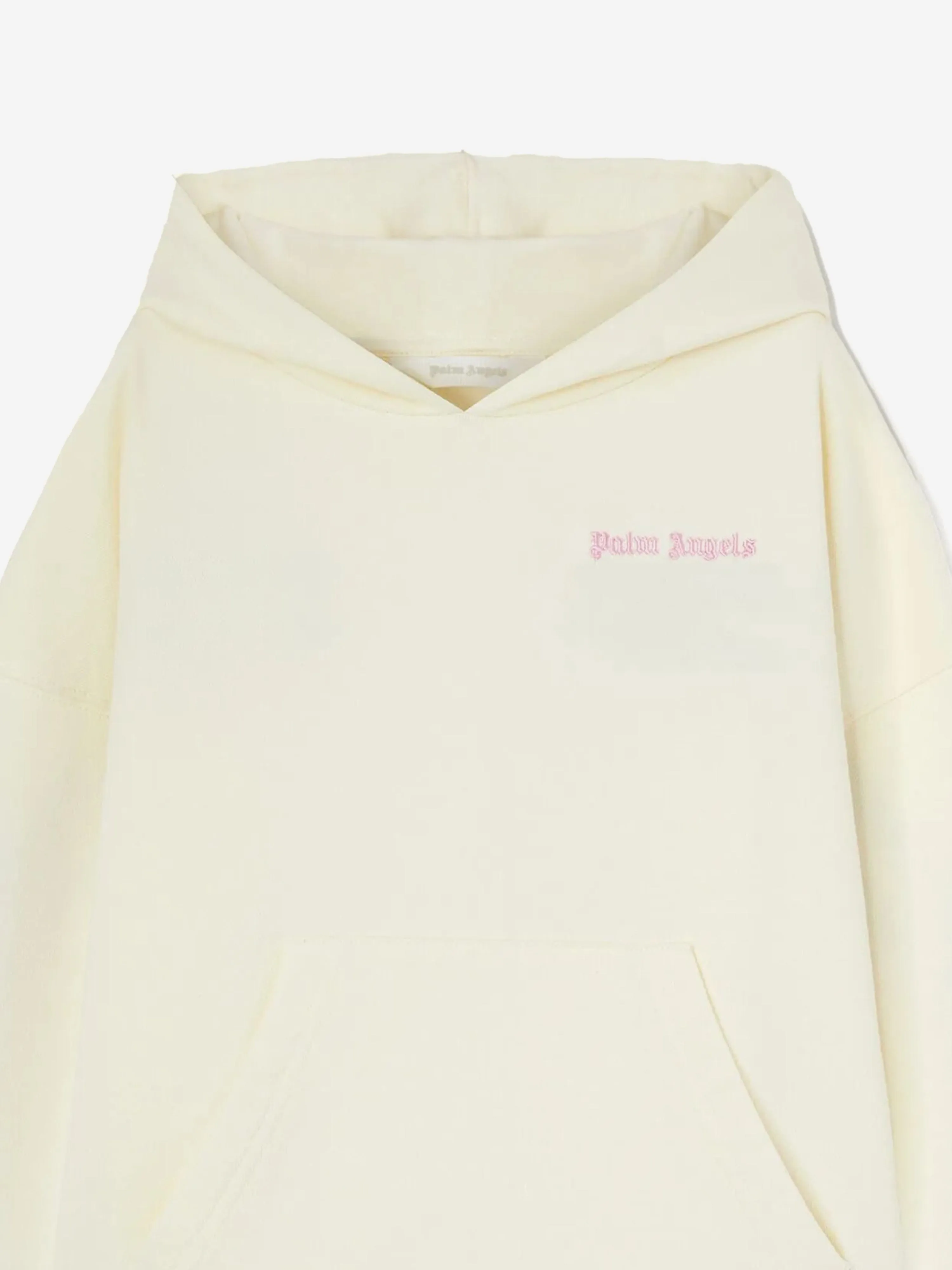 Buntes Kapuzenpullover-Trackjacke für Mädchen in Elfenbein