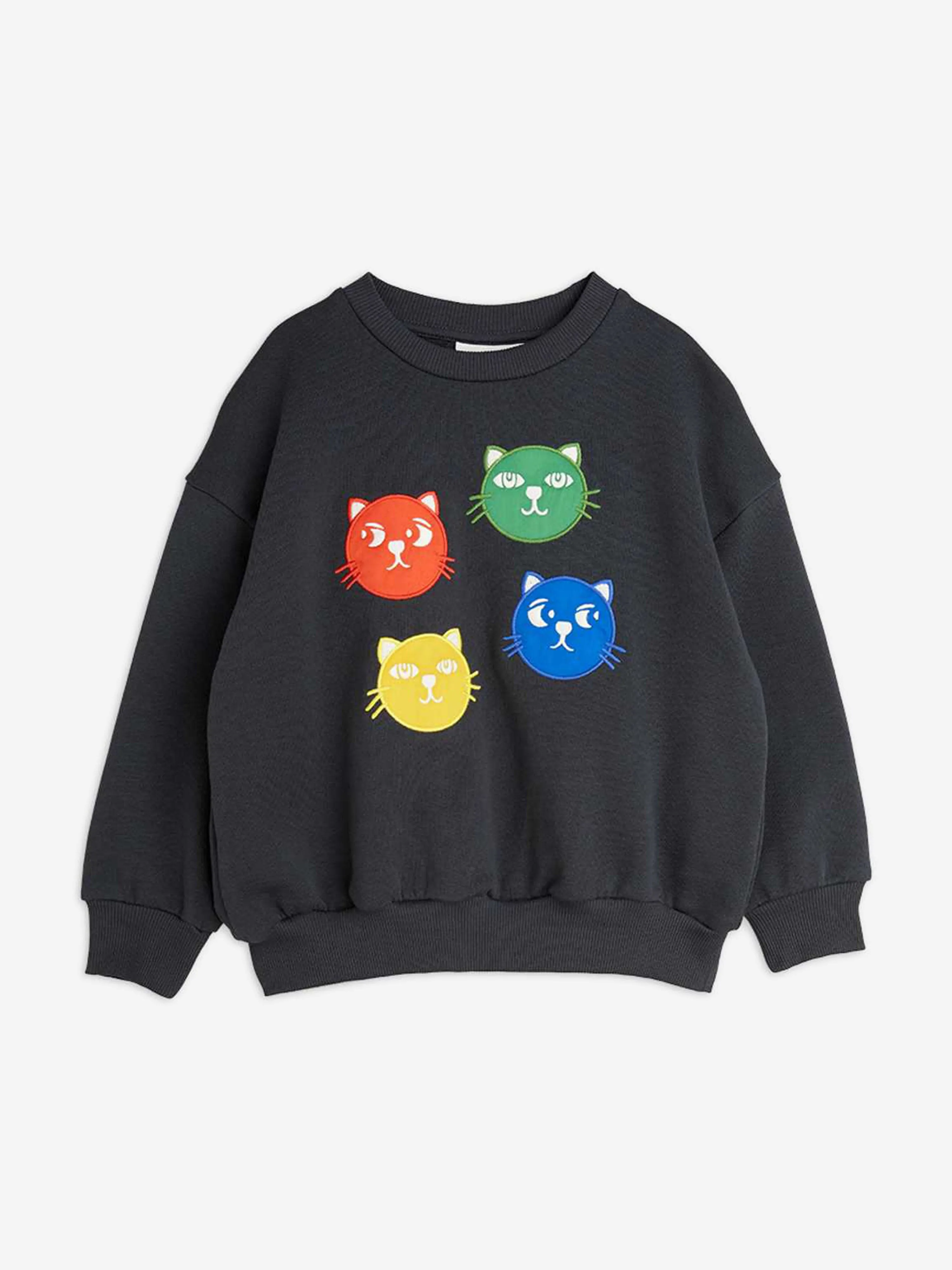 Mädchen Cool Cats Sweatshirt in Schwarz