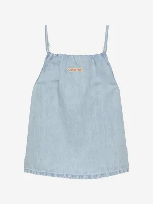 Mädchen Denim Trägertop in Blau