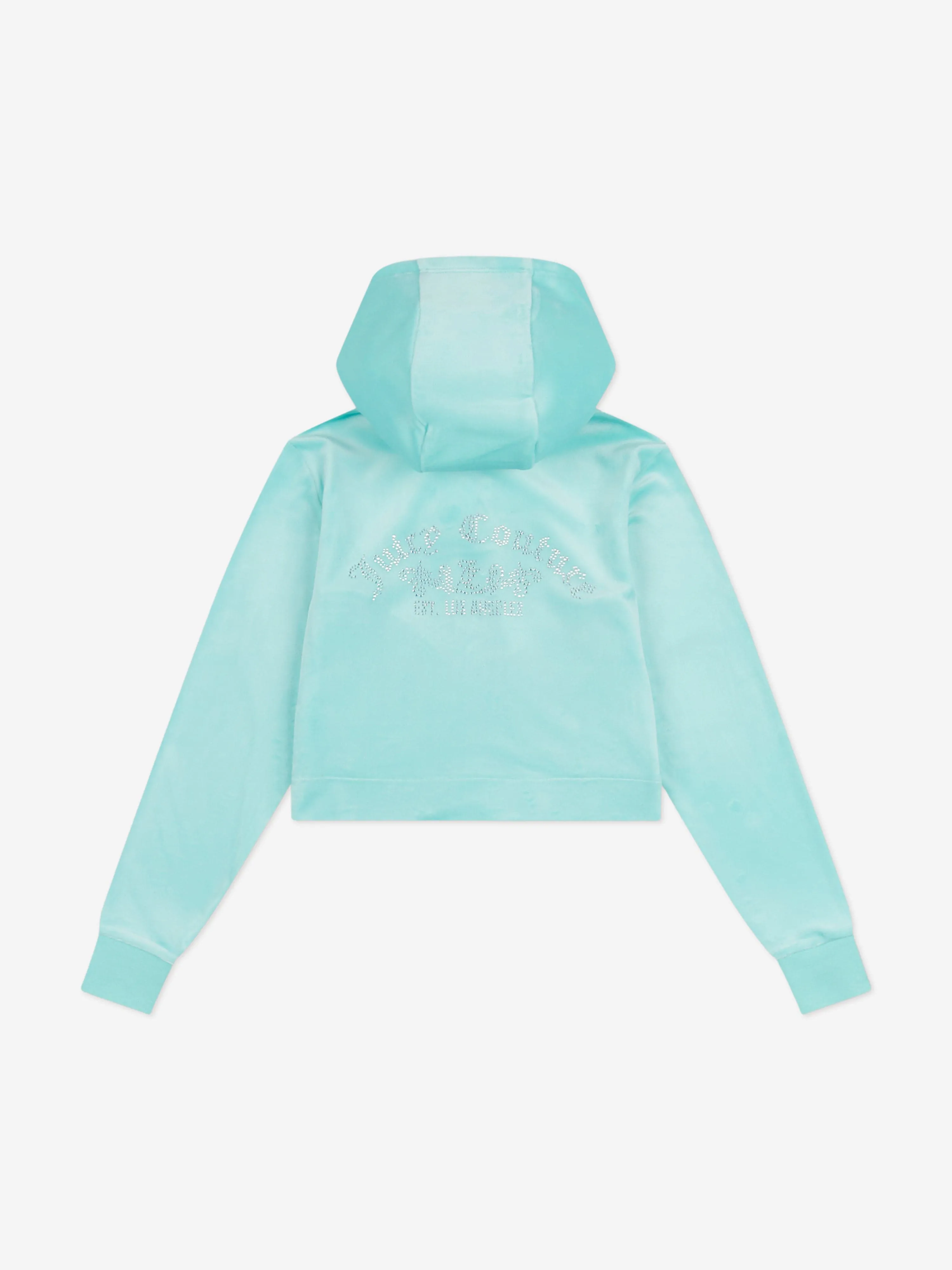 Mädchen Diamante Logo Reißverschluss Top in Blau