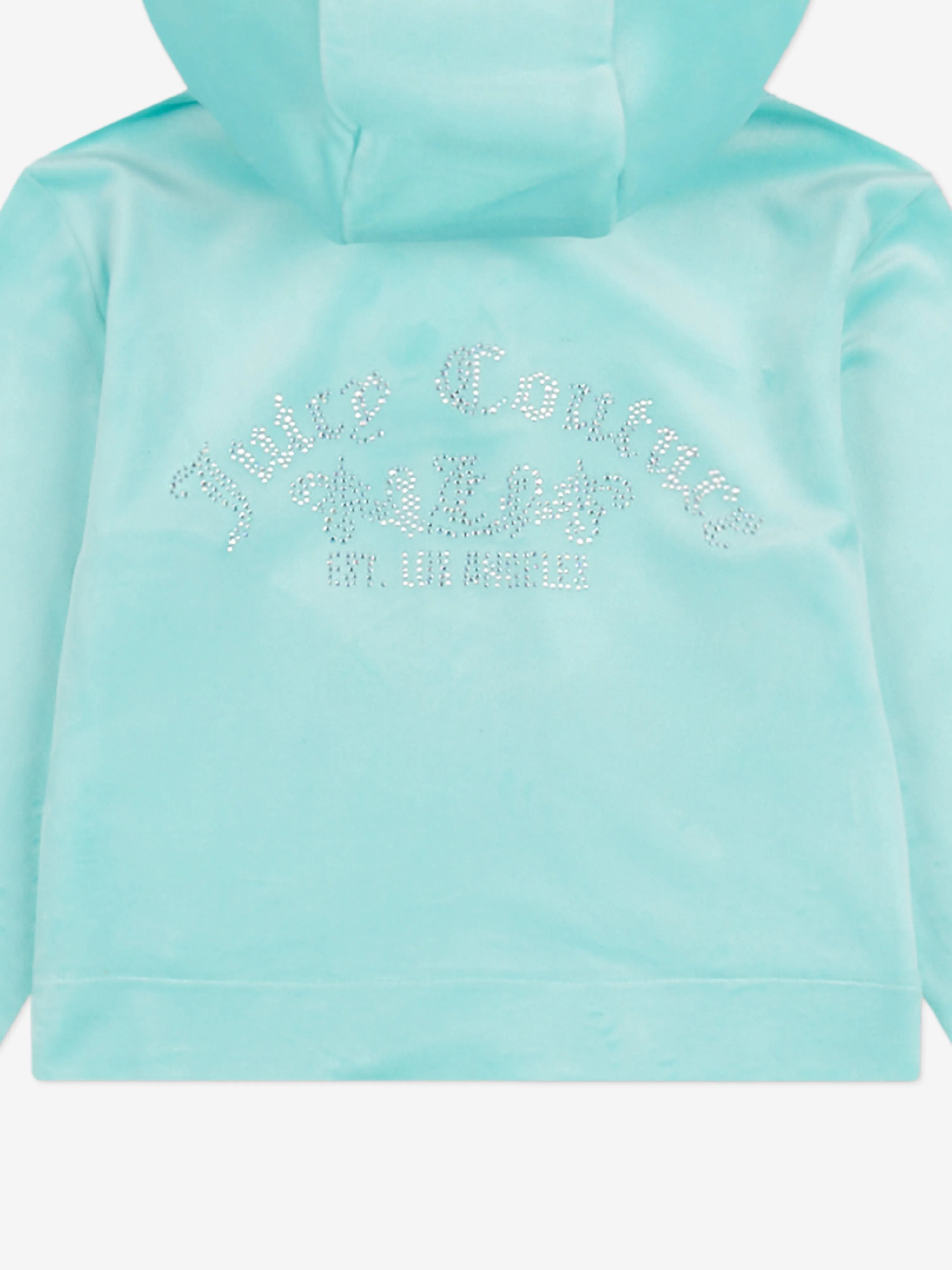 Mädchen Diamante Logo Reißverschluss Top in Blau