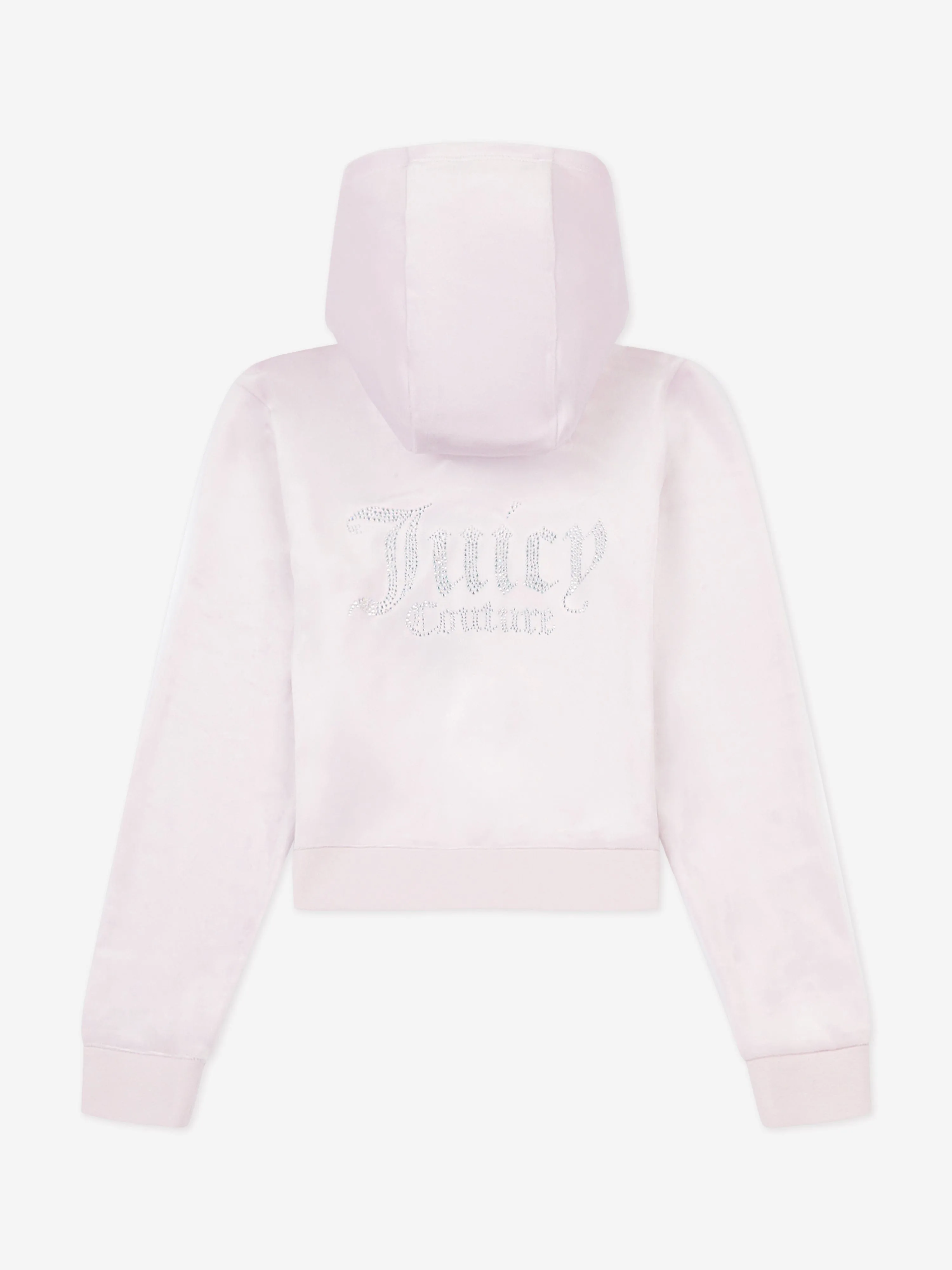 Mädchen Diamante Logo Reißverschluss Top in Lila