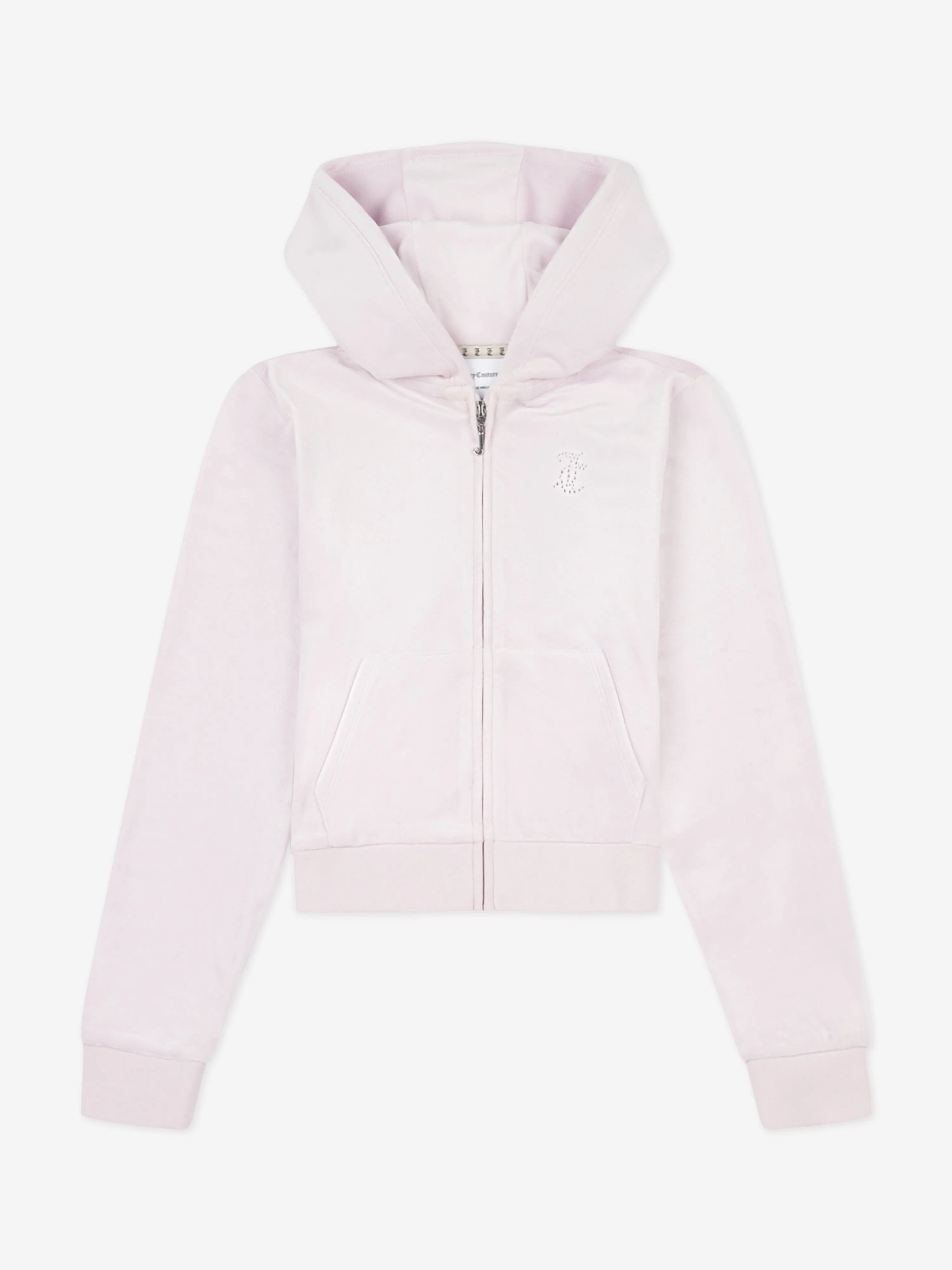 Mädchen Diamante Logo Reißverschluss Top in Lila