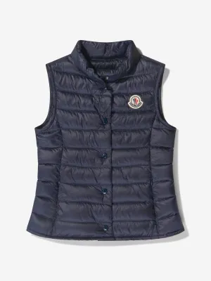 Mädchen Daunengefüttertes Liane Gilet in Marineblau