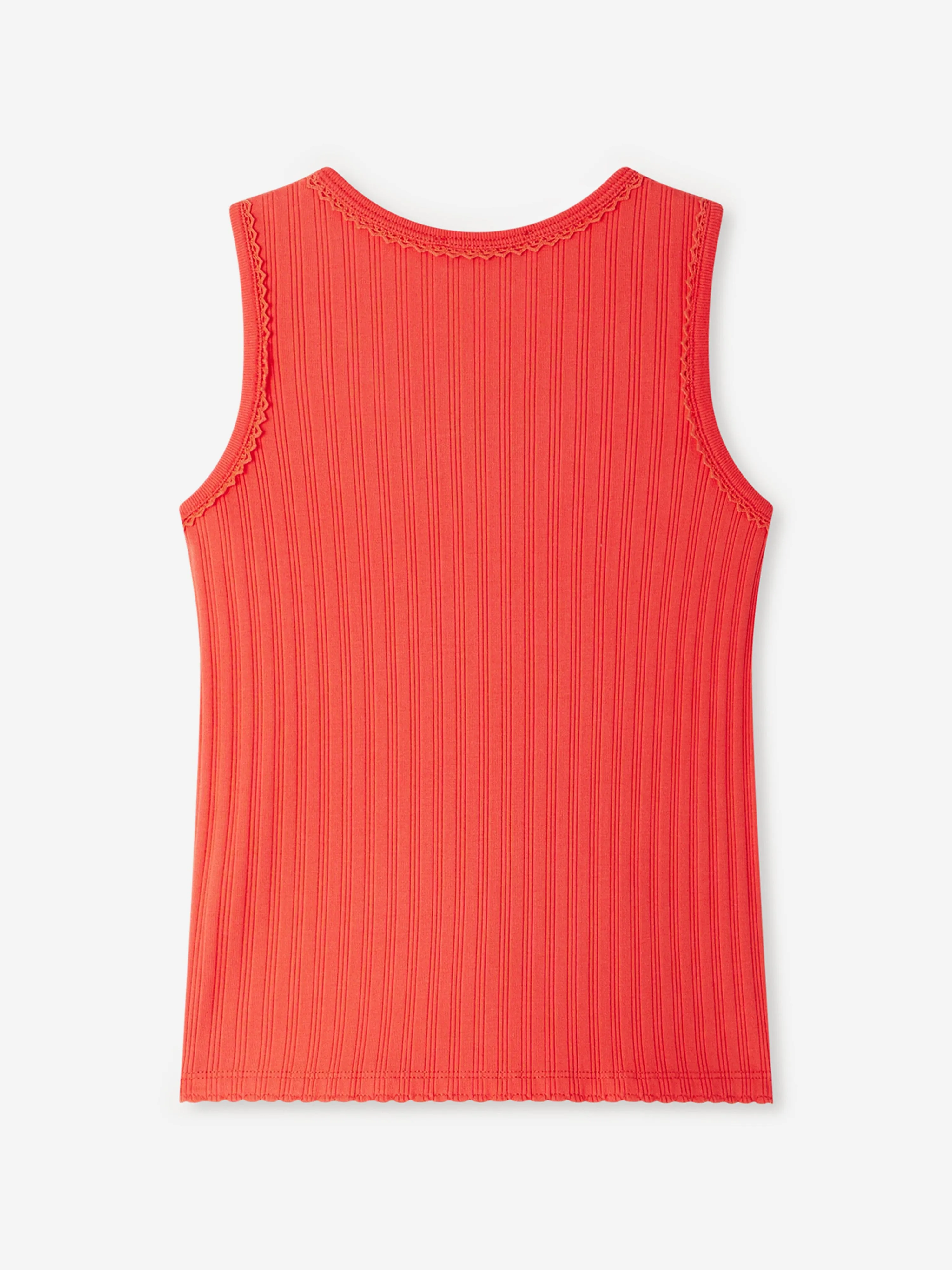 Mädchen Edina Ärmelloses Top in Rot