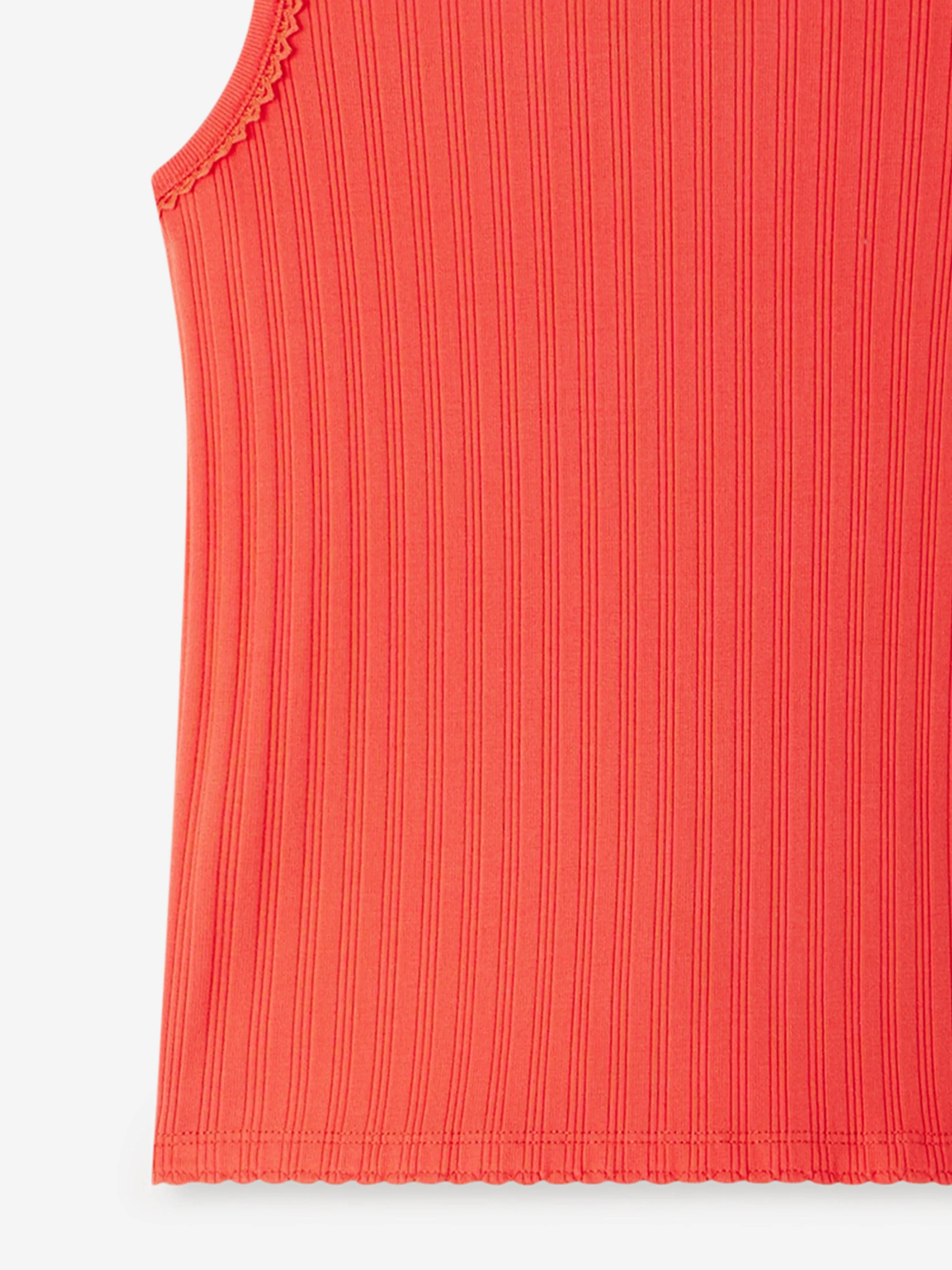 Mädchen Edina Ärmelloses Top in Rot
