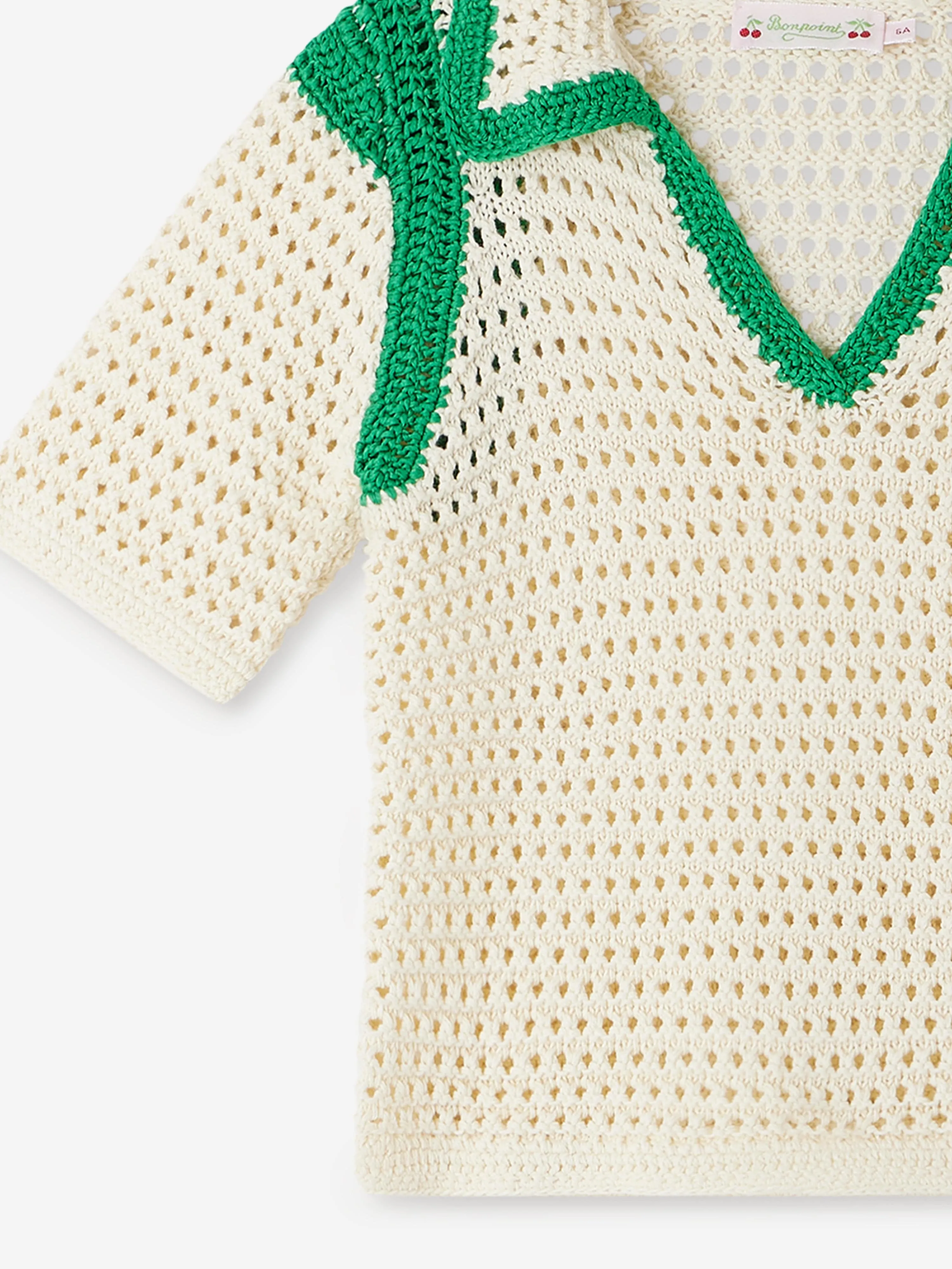 Mädchen Elanita Pullover in Elfenbein