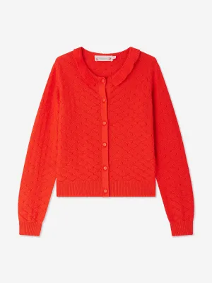 Mädchen Emy Cardigan in Rot