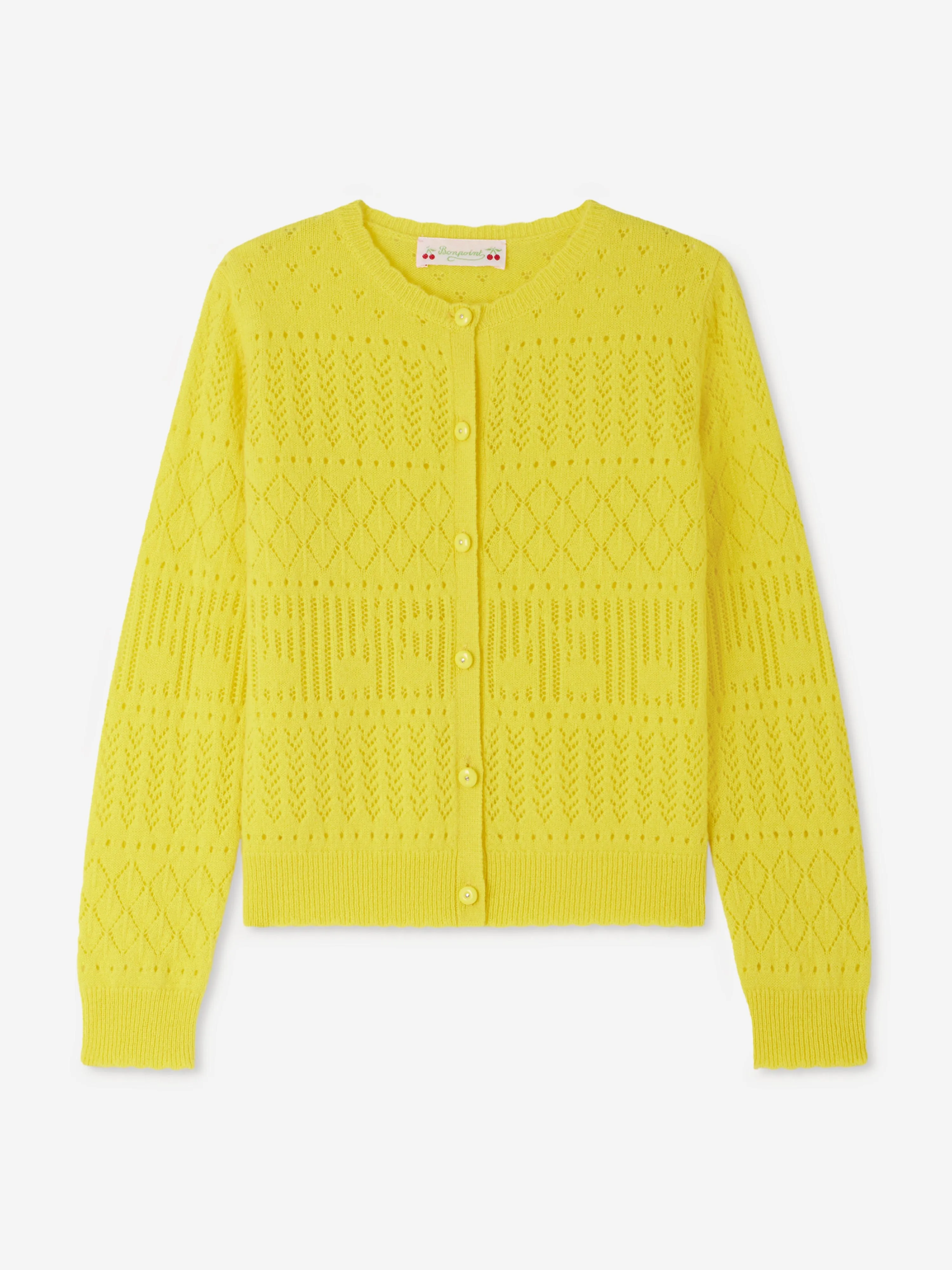 Mädchen Enza Cardigan in Gelb