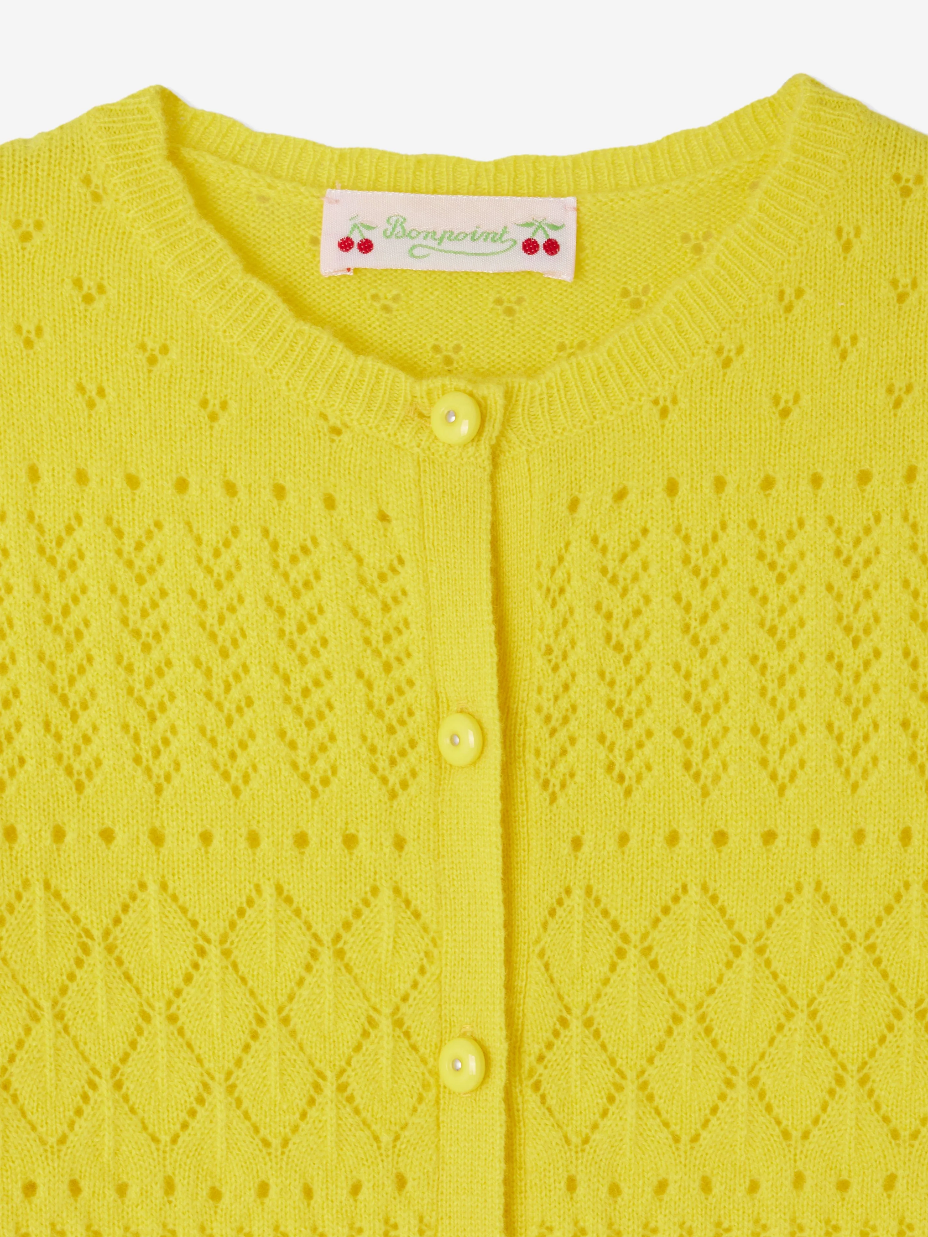 Mädchen Enza Cardigan in Gelb