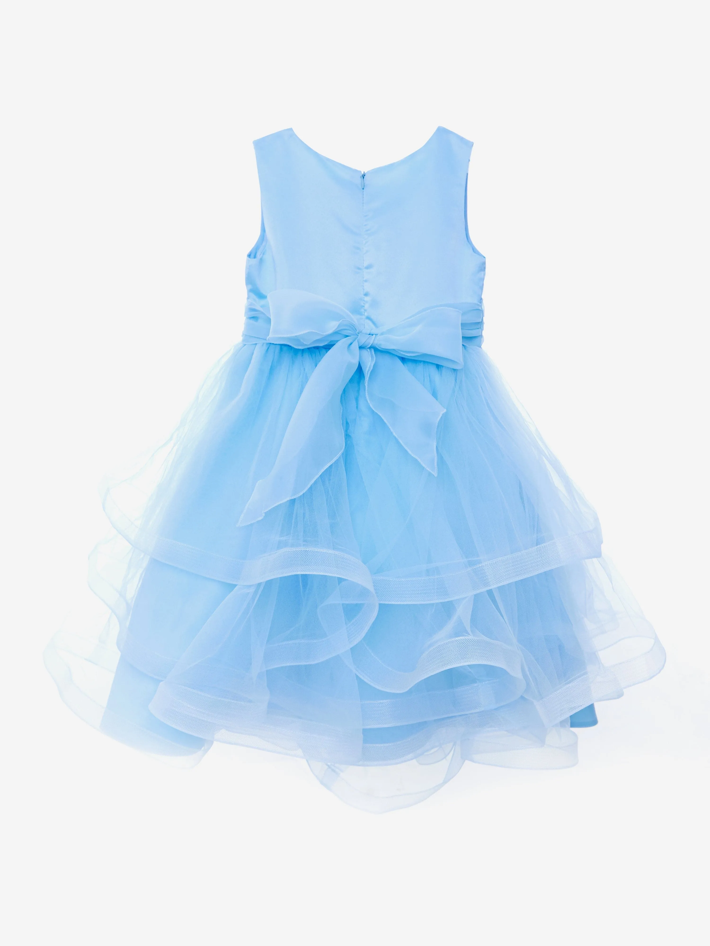 Mädchen Feen-Frost Kleid in Blau