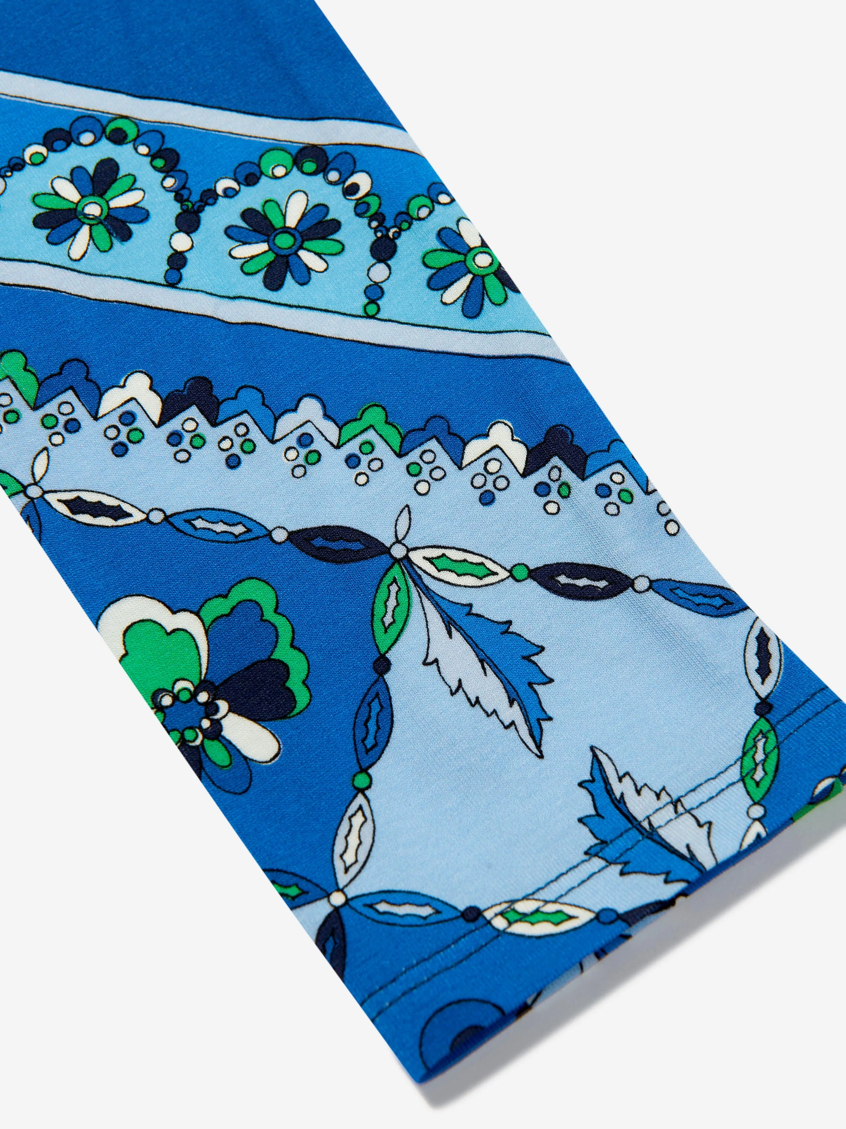 Girls Festa Print Leggings in Blau