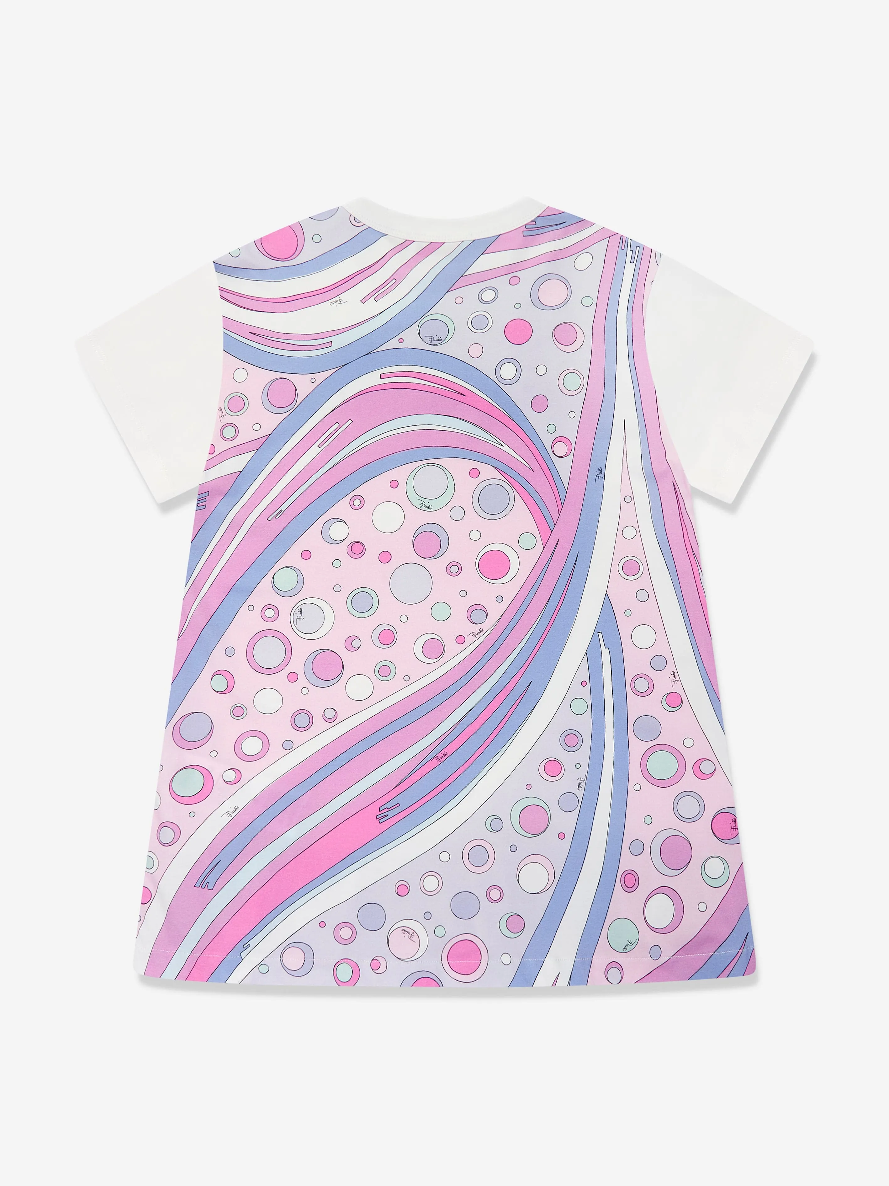 Mädchen Fontane Jersey-Kleid in Elfenbein